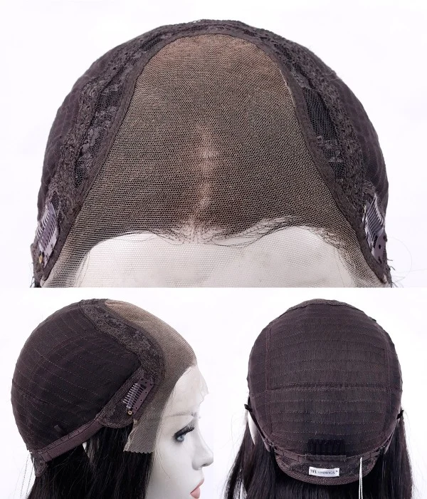 Charlotte | White Blonde Balayage Remy Human Hair Lace Front Wig