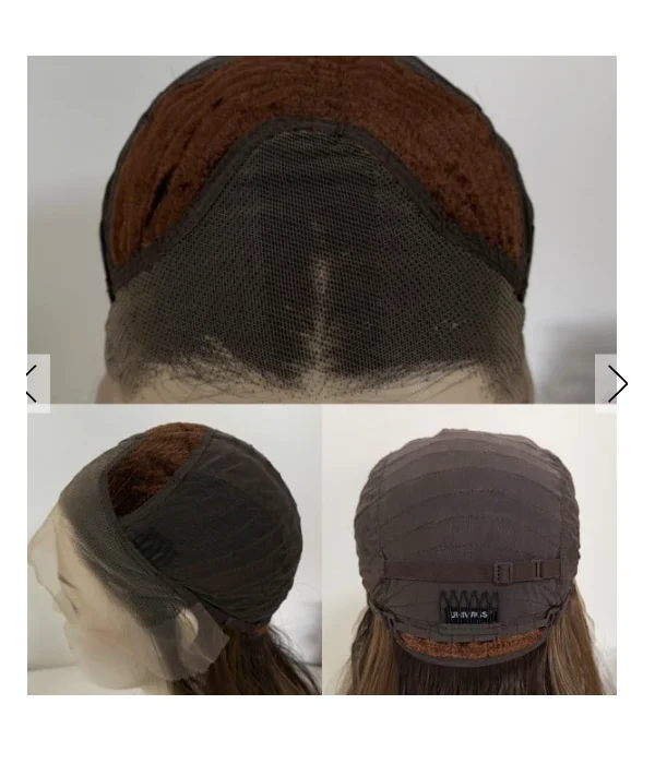 Abigail | White Blonde Balayage Wavy Synthetic Lace Front Wig