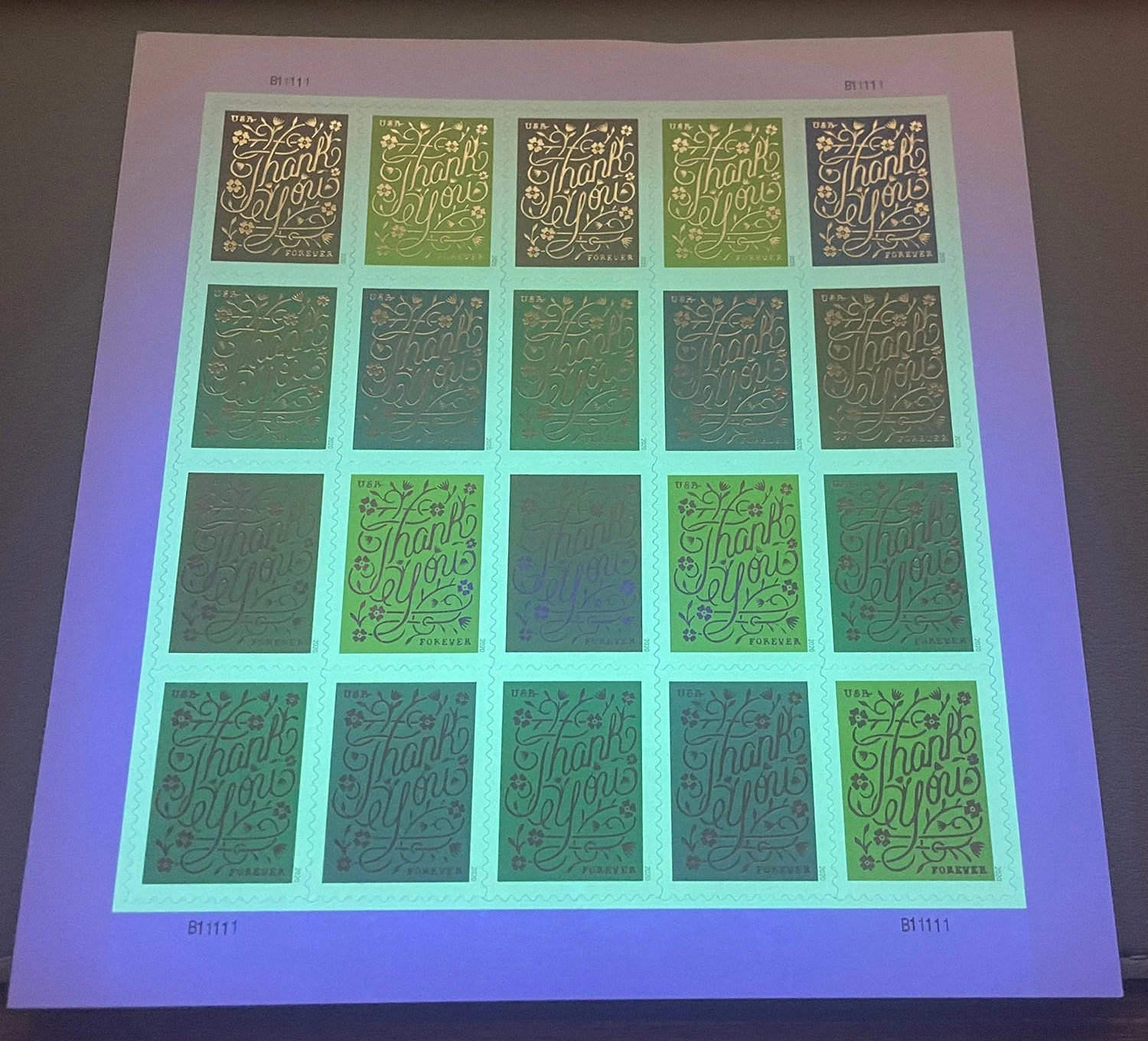 Thank You Forever First Class Postage Stamps