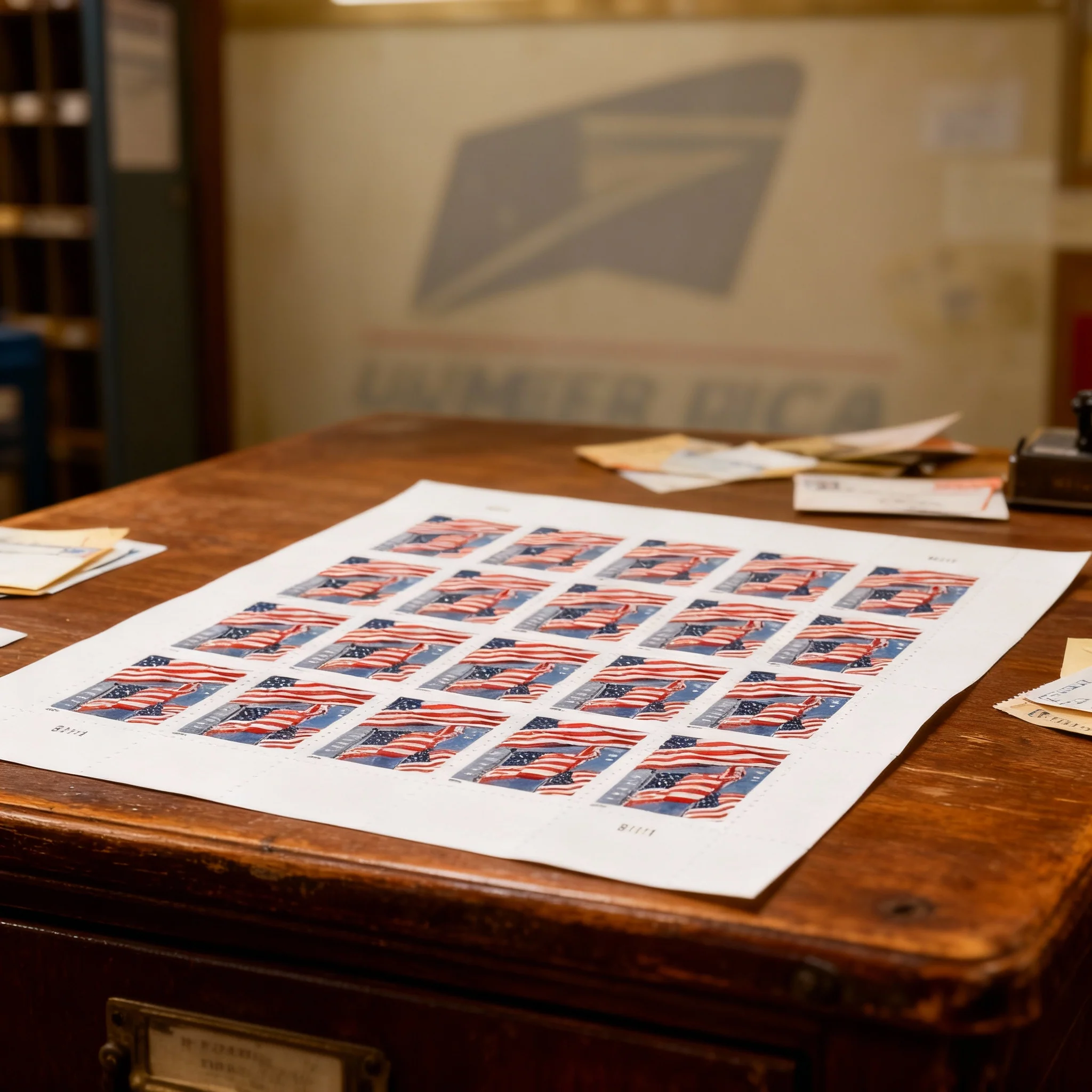 2022 US Flags Forever First Class Postage Stamps