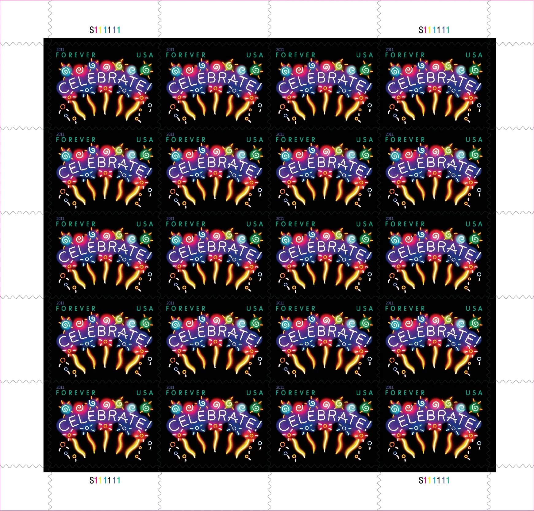 Celebrate Forever First Class Postage Stamps