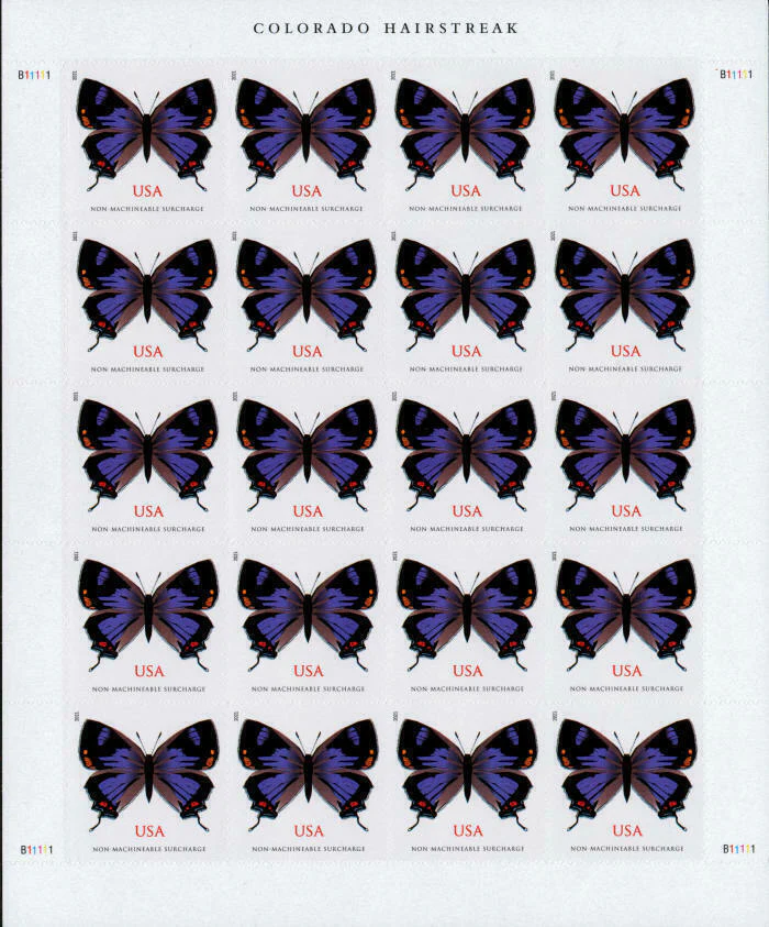 Colorado Hairstreak Butterfly Forever First Class Postage Stamps
