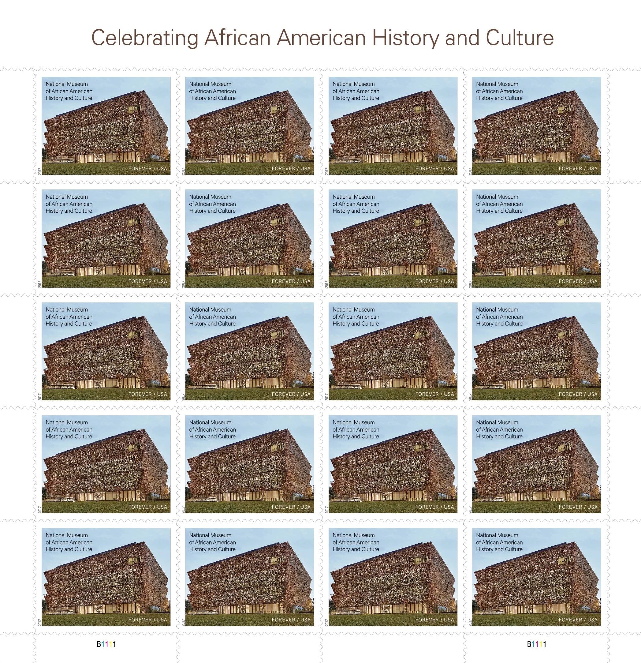 Celebrating African American History and Culture Forever Stamps