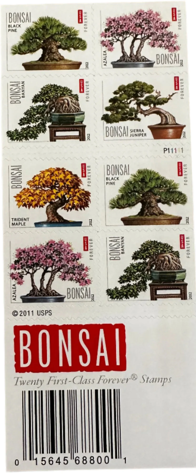 USPS Bonsai Tree Forever First Class Postage Stamps