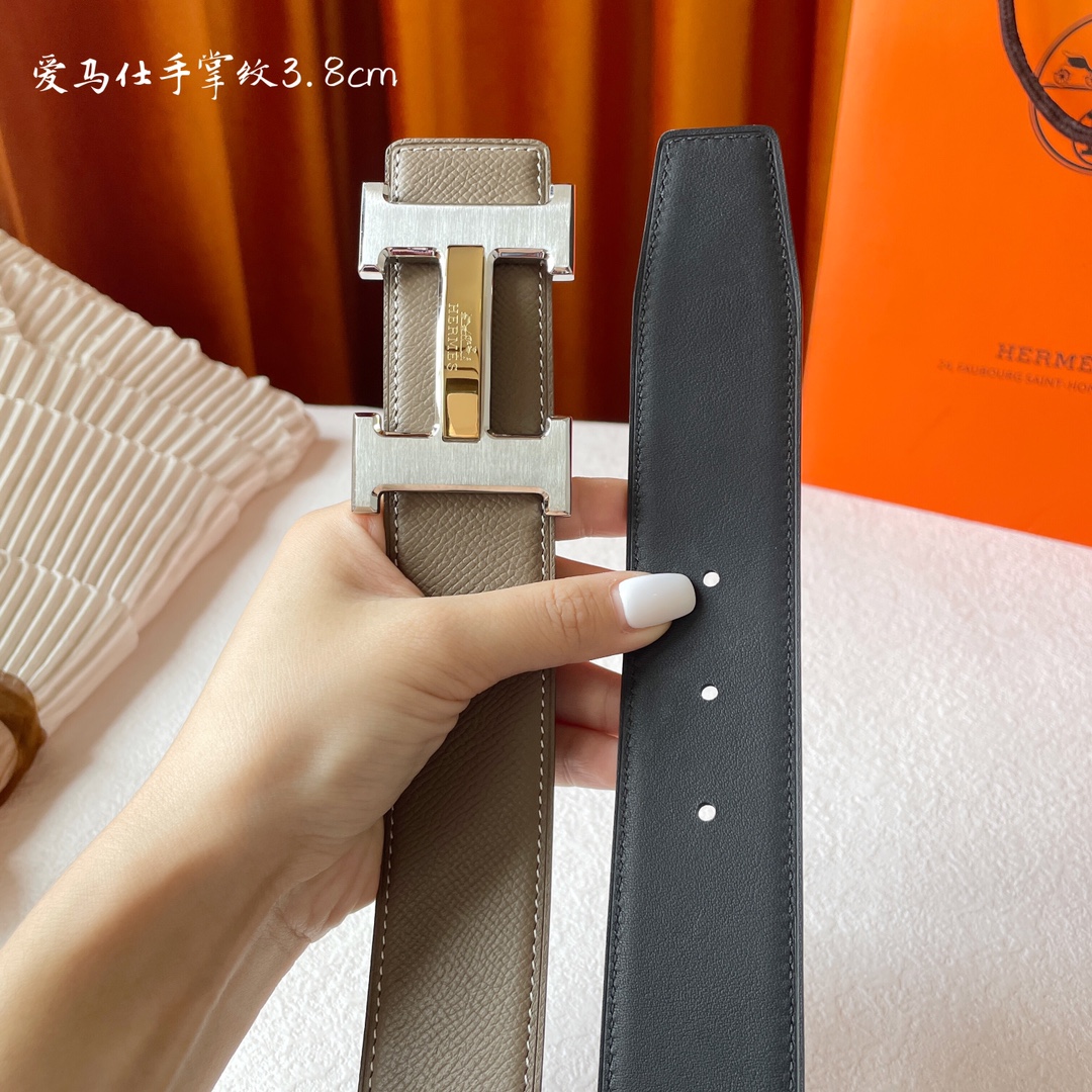Hermes Men Belt Width 3.8cm