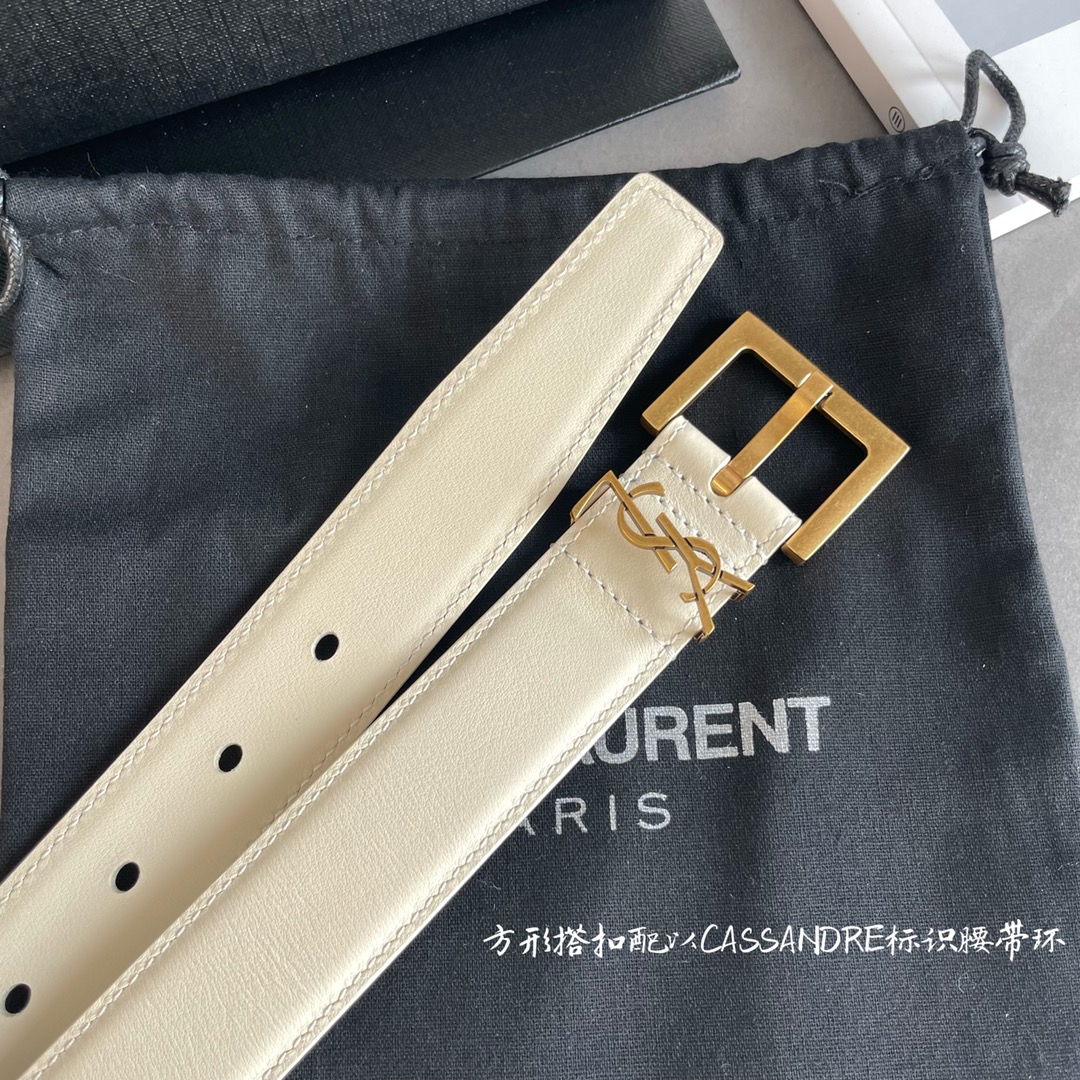 YSL Women Belt Width 3cm