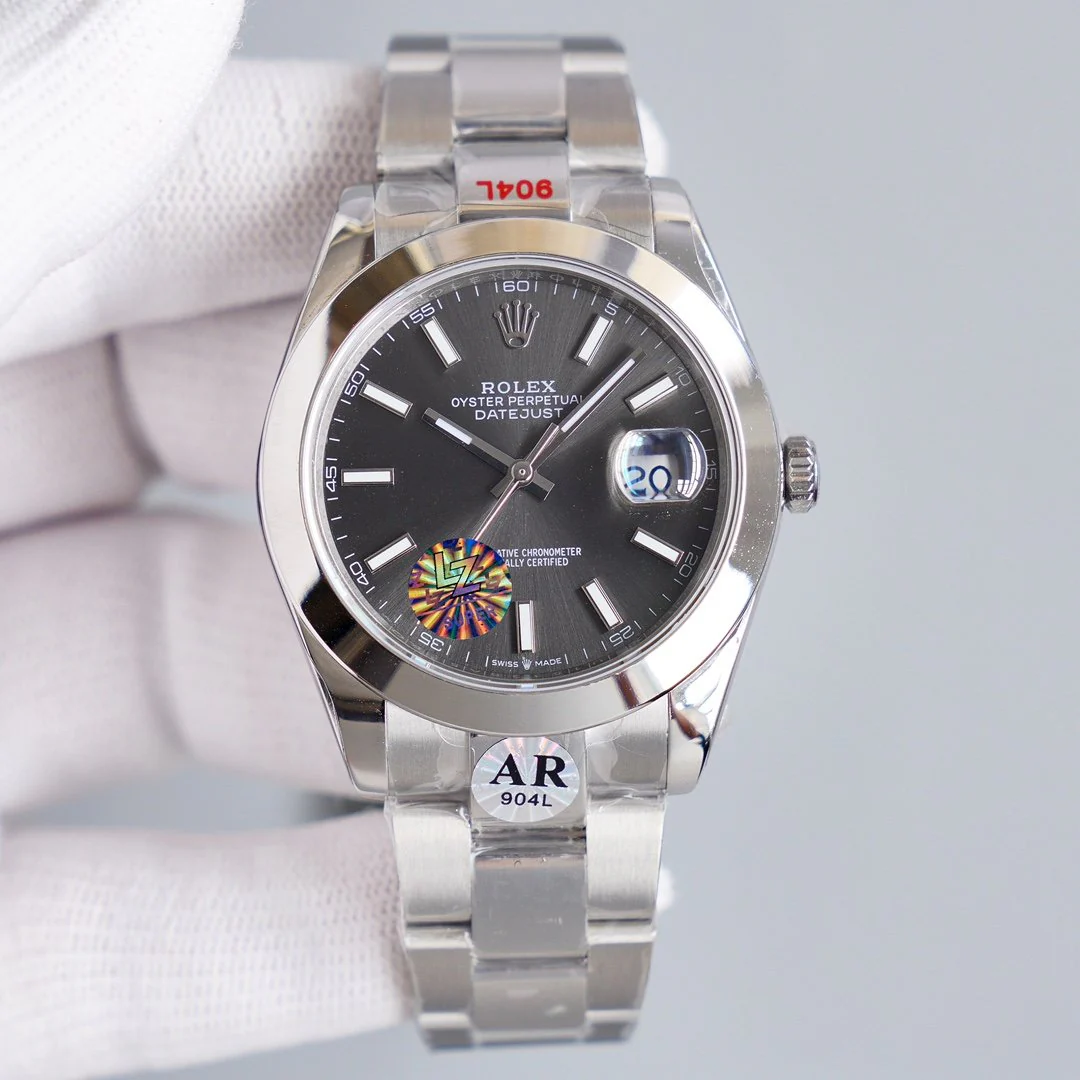 DATEJUST 41MM SMOOTH BEZEL STAINLESS STEEL