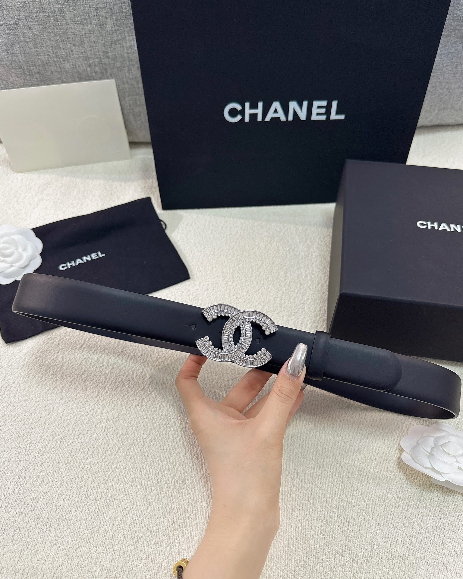 Chanel Women Belt Width 2.8cm