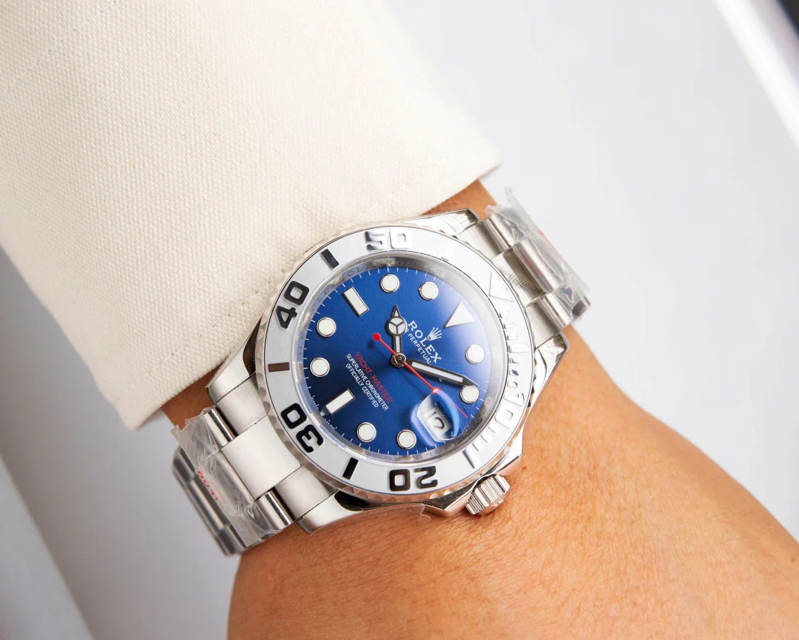 Rolex Yacht-Master 40mm Silver Blue Dial