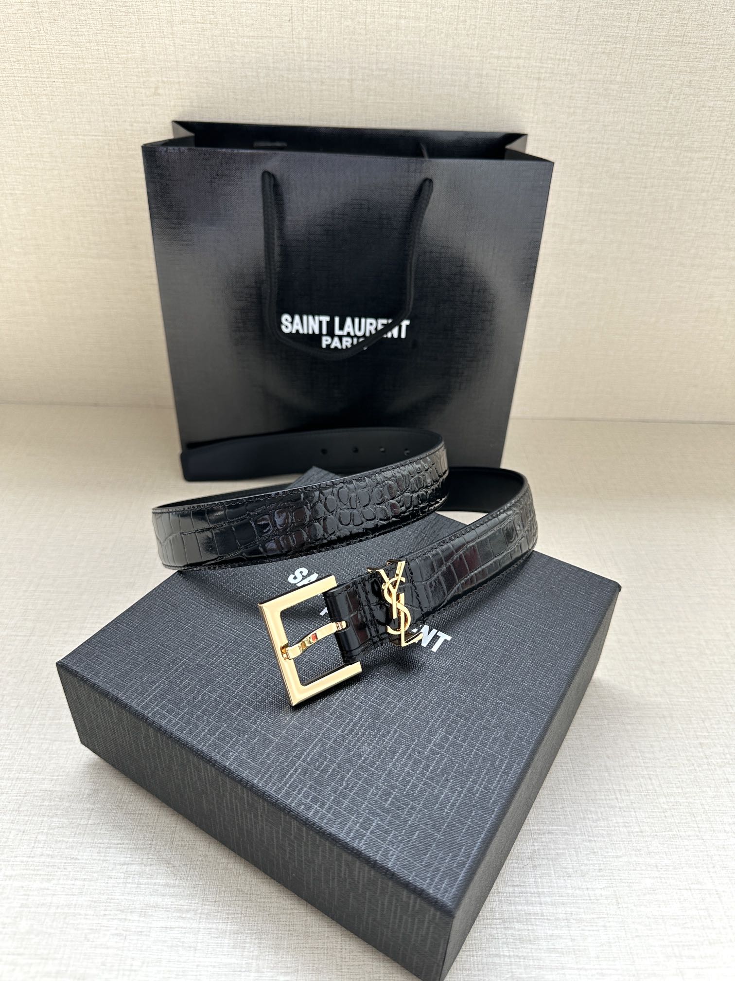 YSL Women Belt Width 3cm