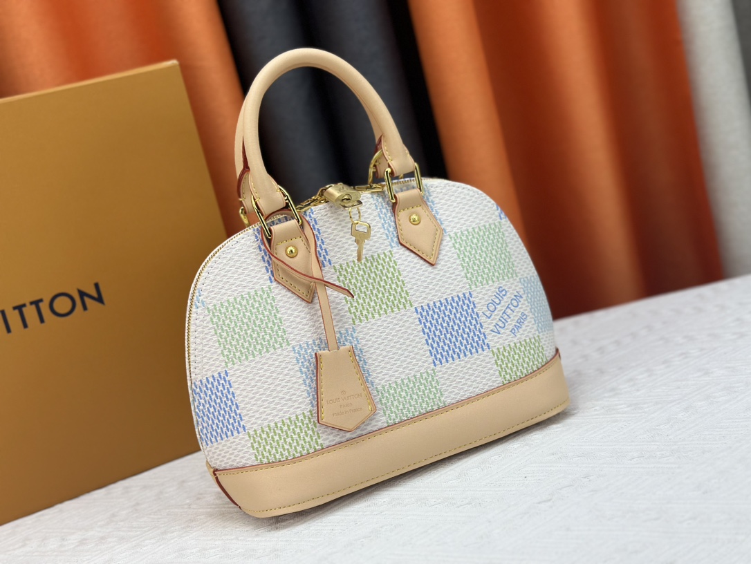 Louis Vuitton N40516 Alma BB Damierlicious Shoulder Bags Size 23*17*11cm