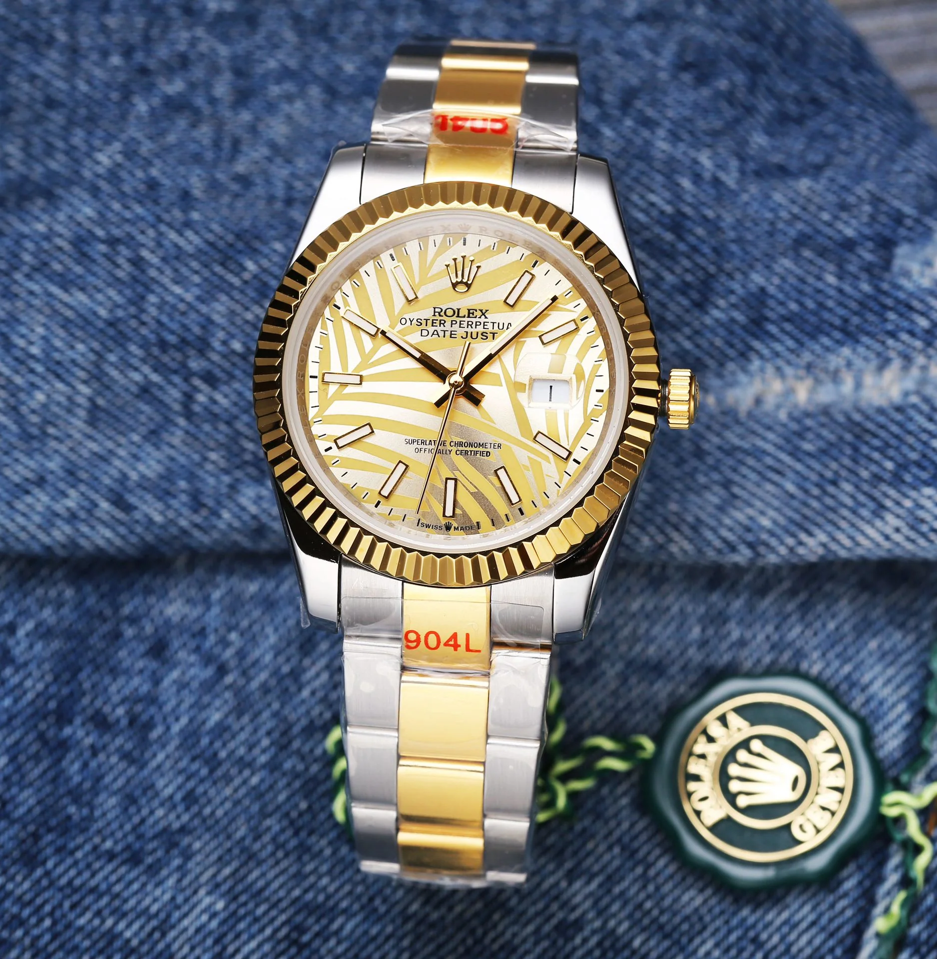 Rolex Datejust 41mm Gold Silver