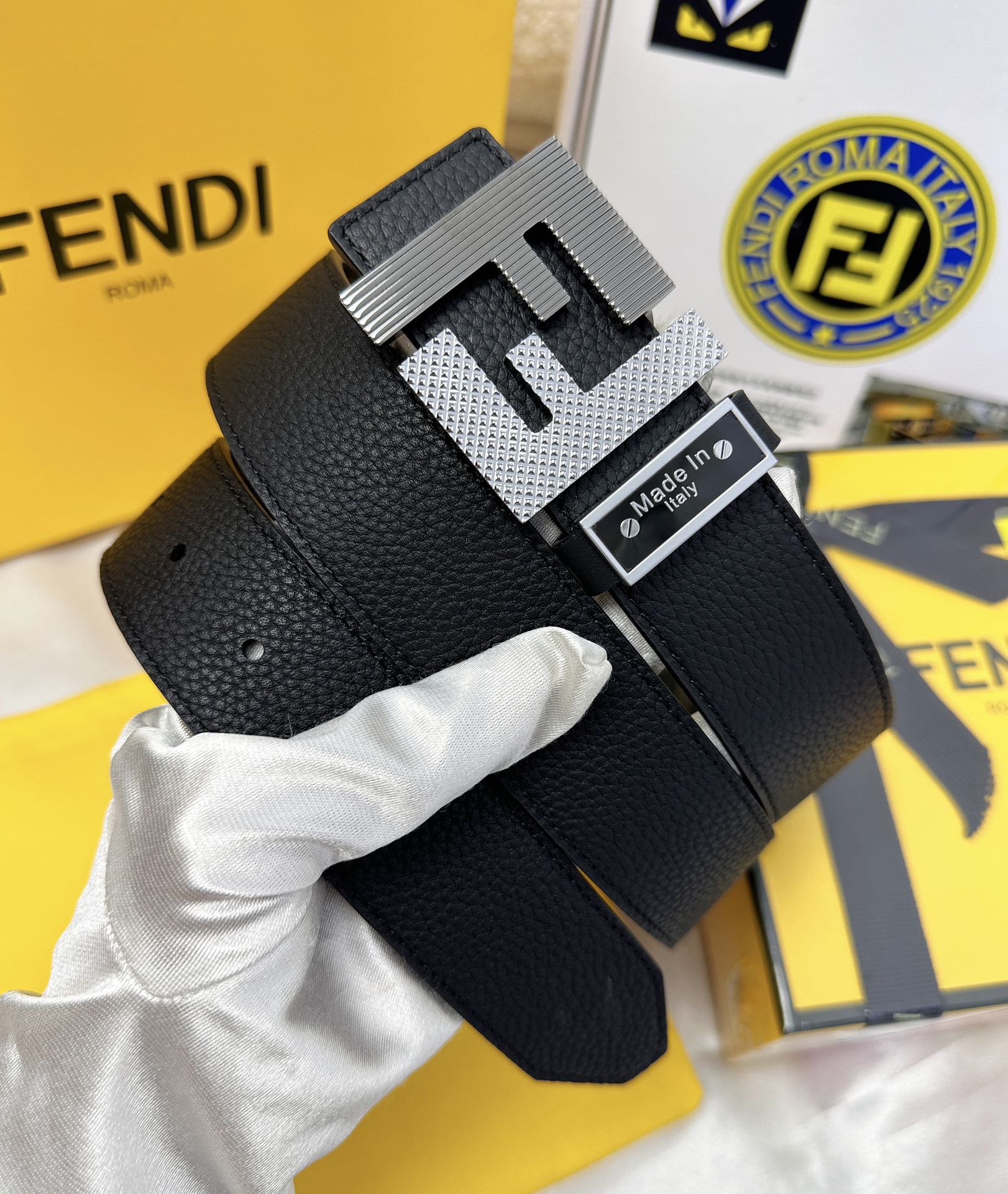 Fendi Men Belt Width 3.8cm