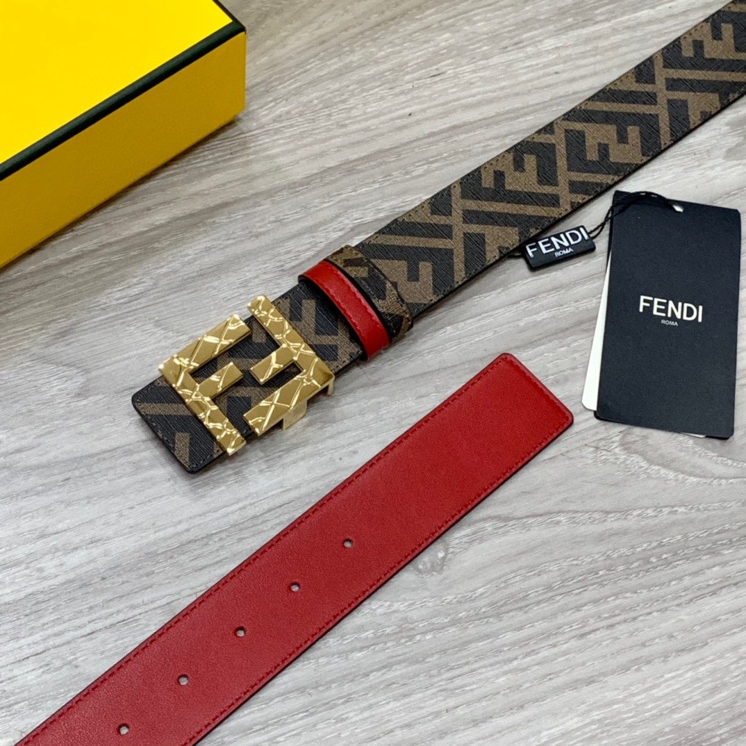 Fendi Men Belt Width 4cm