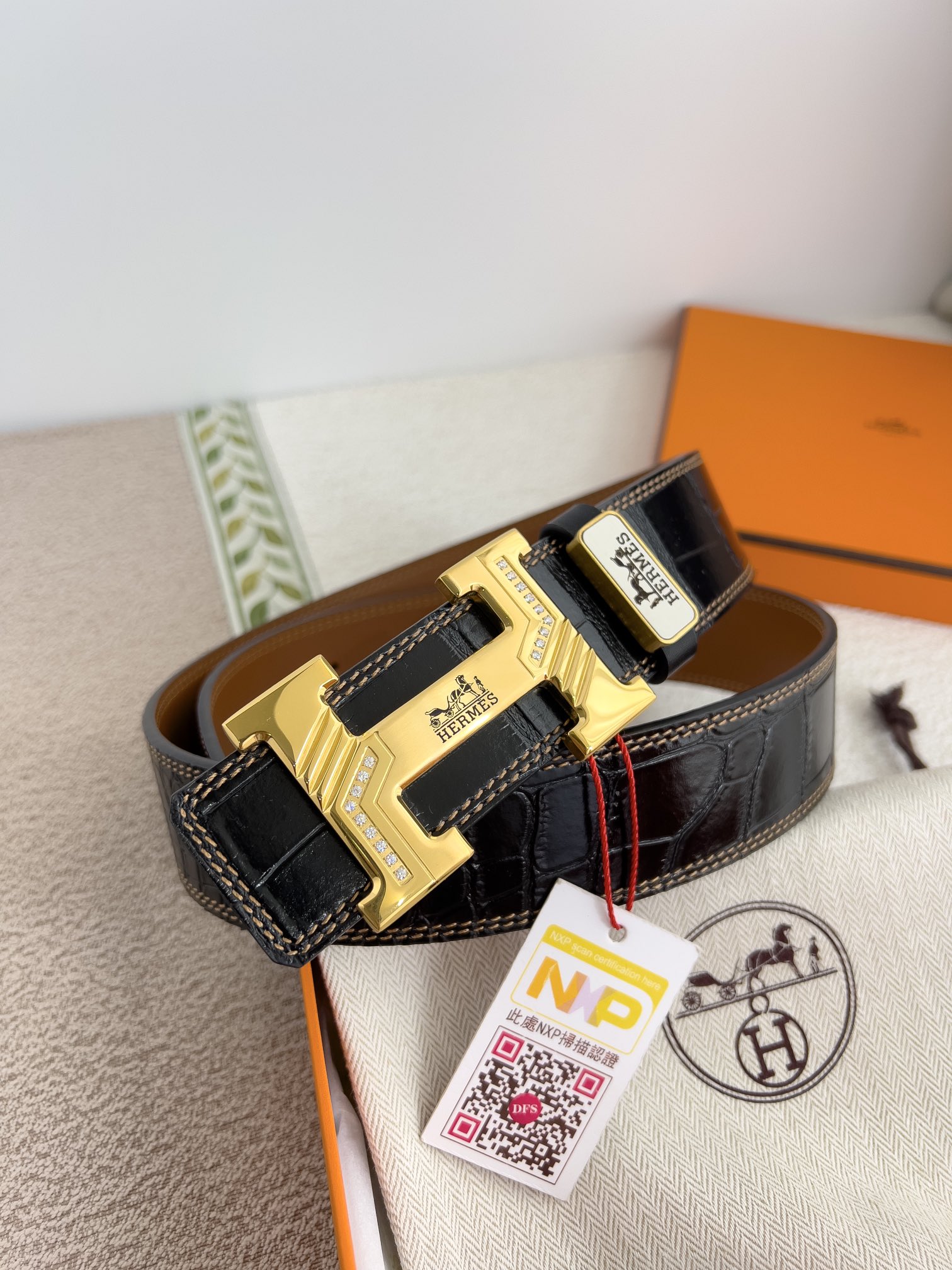 Hermes Men Belt Width 3.8cm