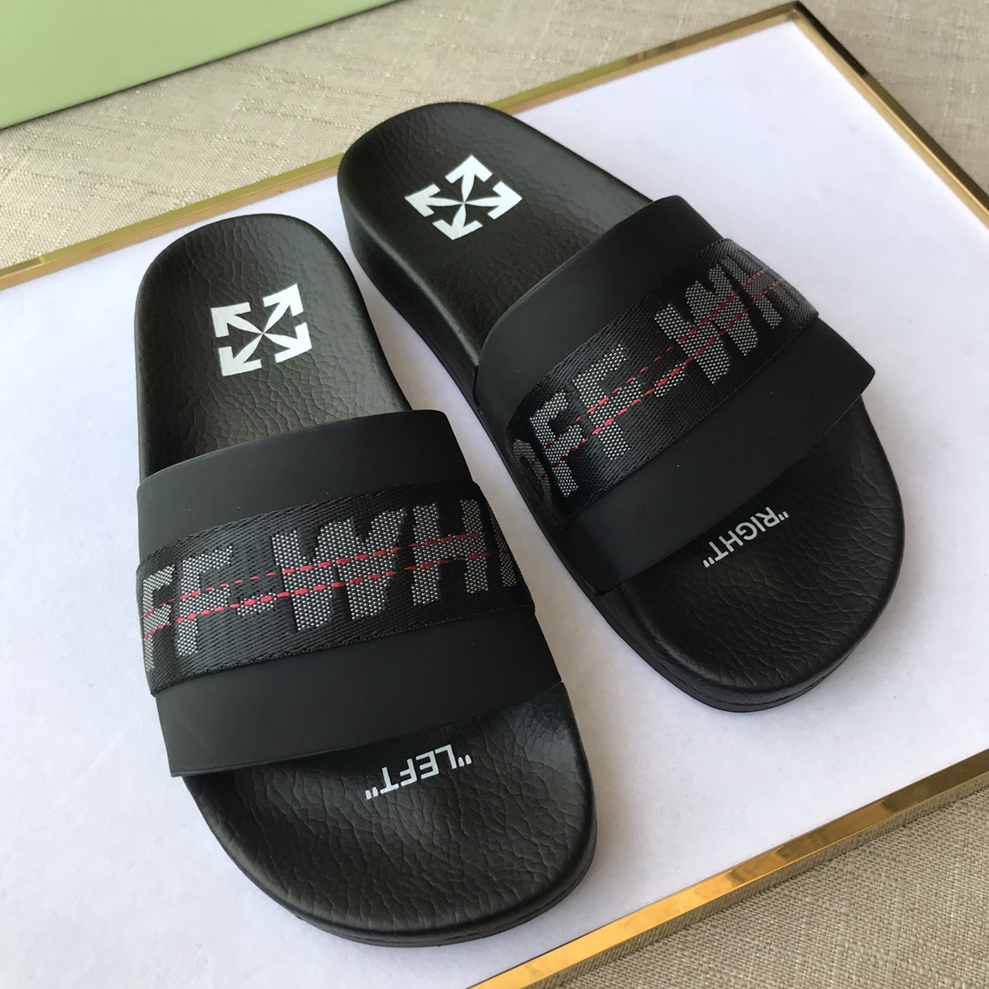 OFF White Mens Women Sandals Gr. 36-46