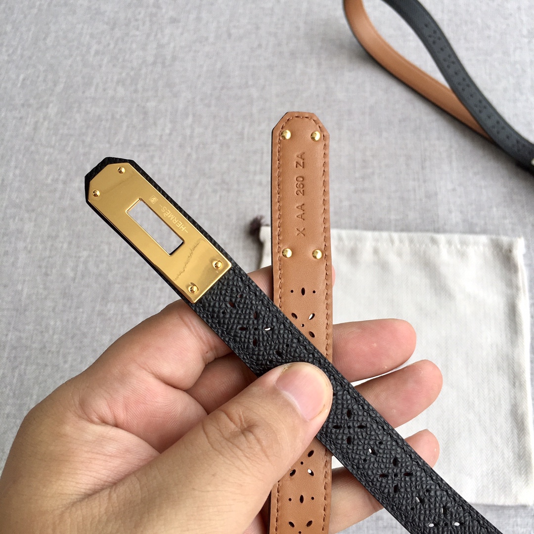 Hermes Kelly Women Belt Width 1.8cm