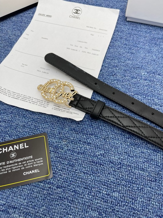 Chanel Women Belt Width 2cm