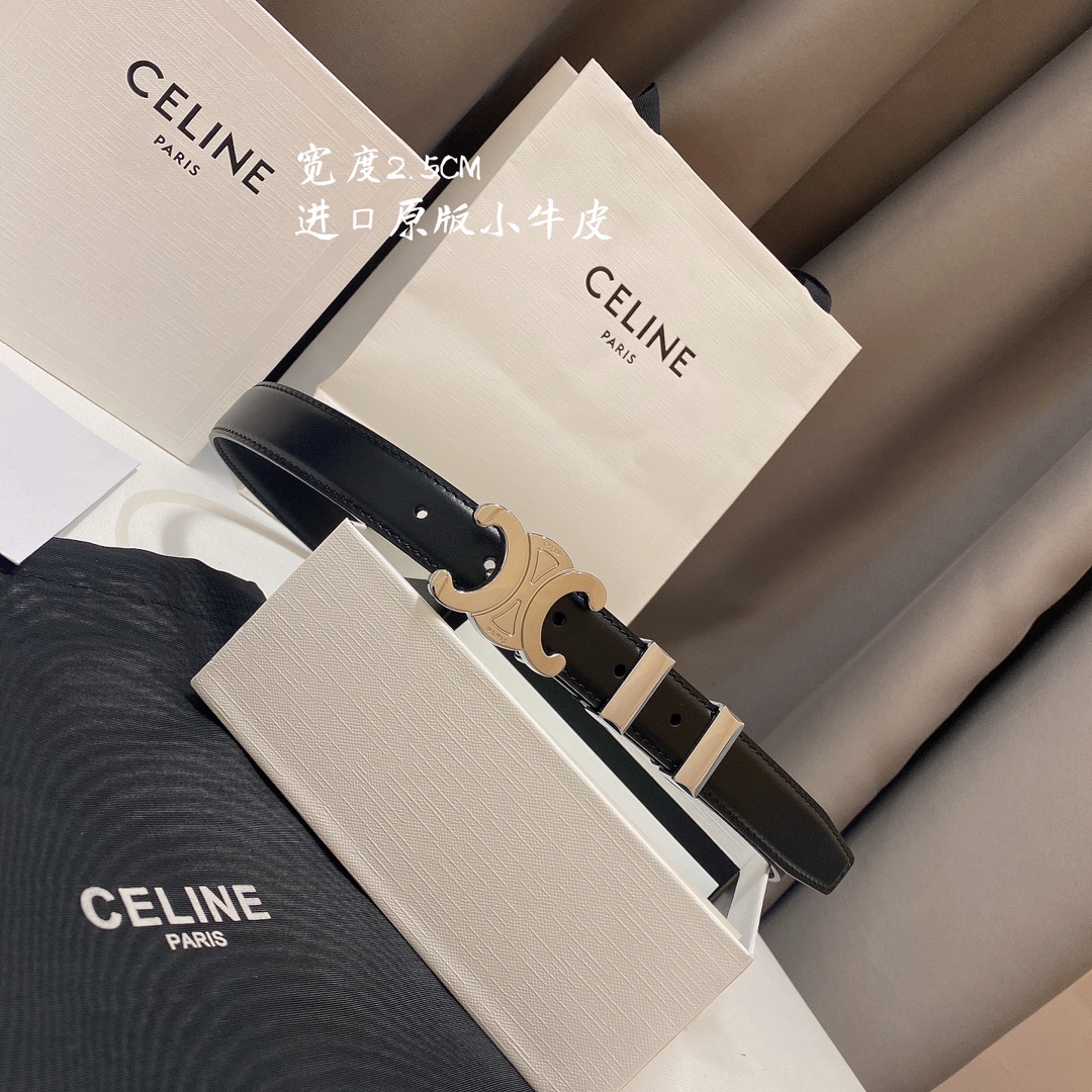 Celine Women Belt Width 2.5cm