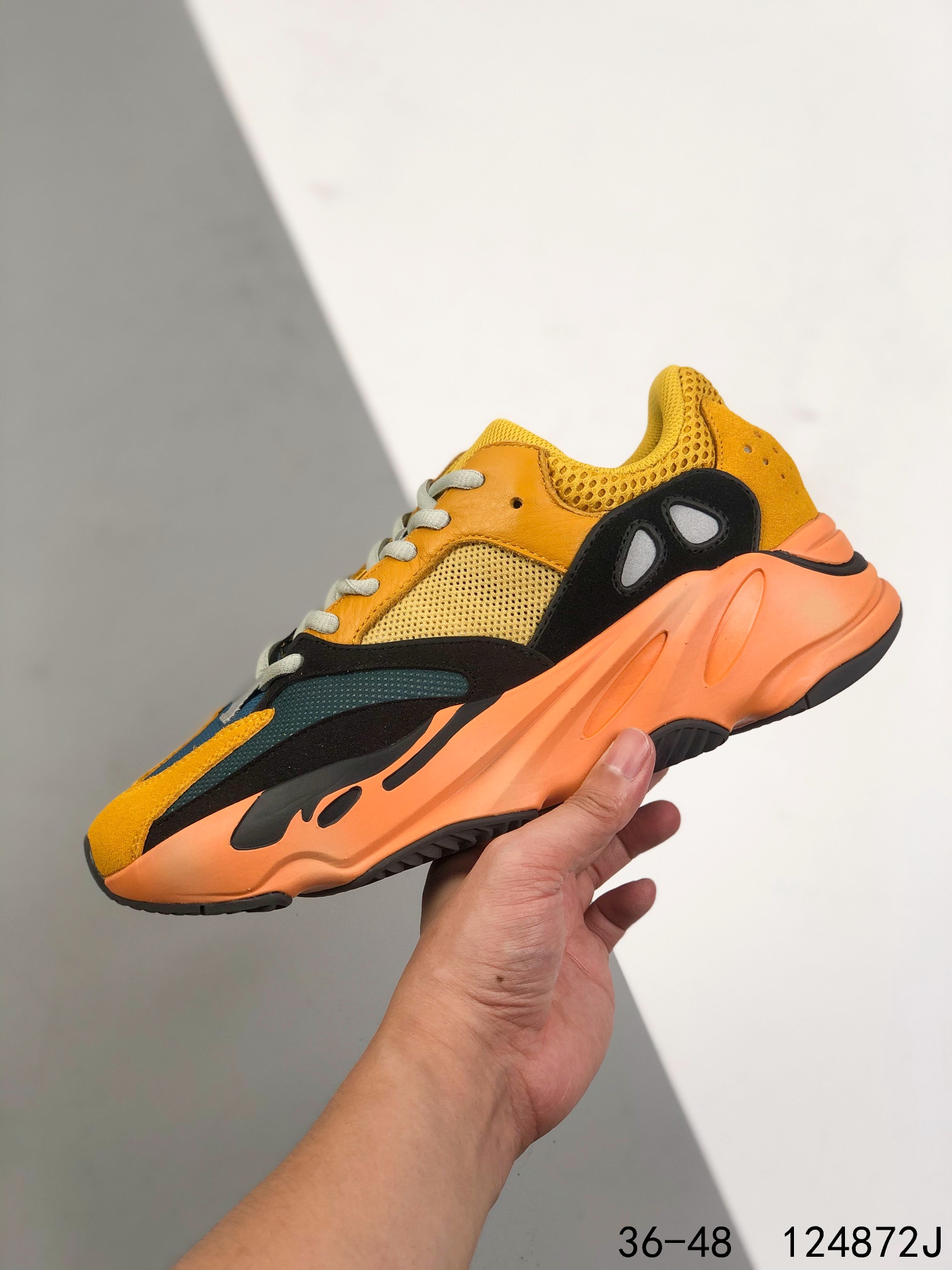 Yeezy Boost 700 V1 Sun Mens/Women's Sneakers Shoes 36 - 48