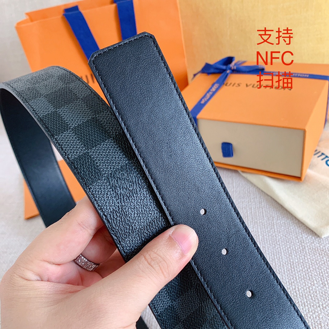 Louis Vuitton Men Belt Width 4cm