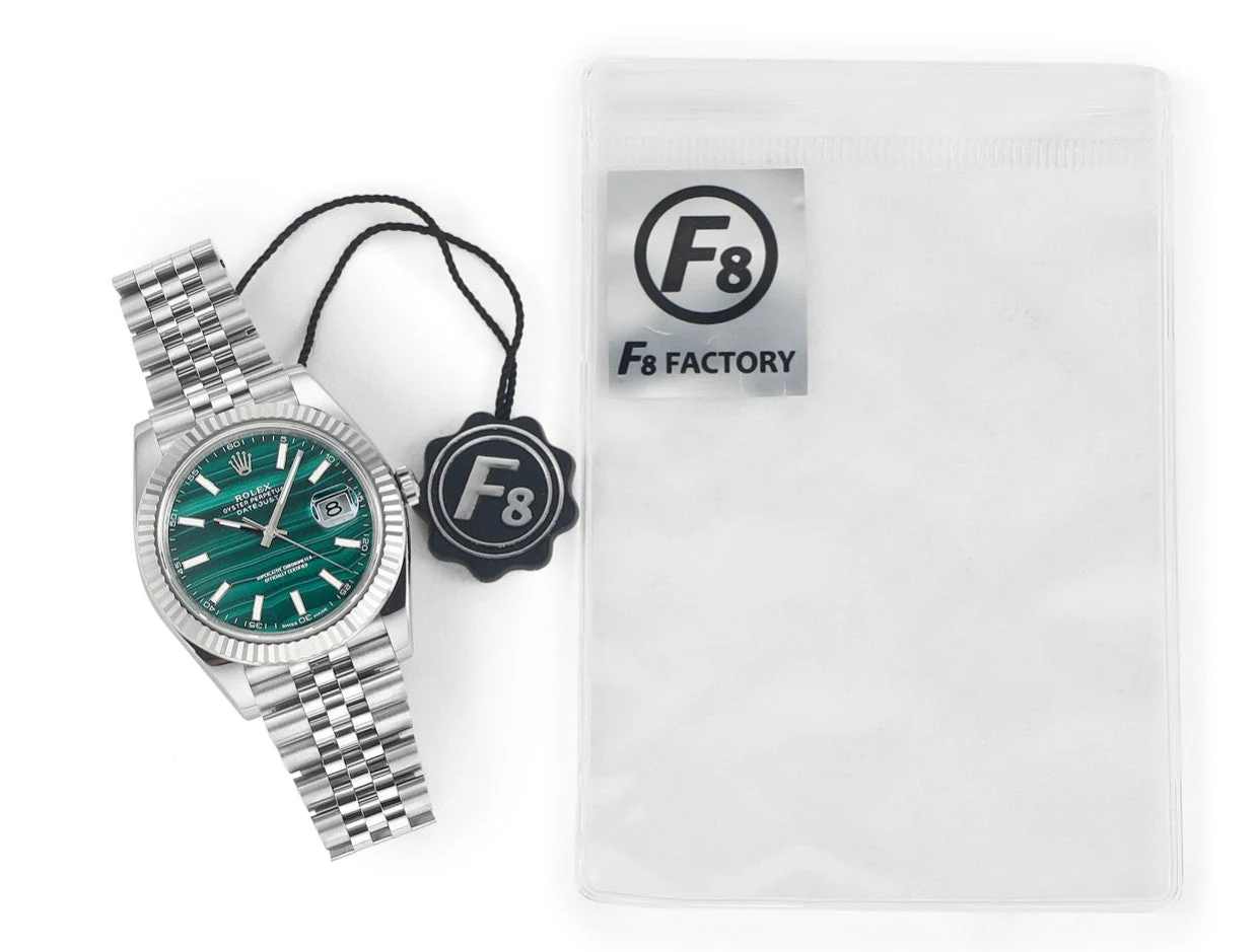 DATEJUST 41MM CUSTOM STEEL CASE MALACHITE DIAL