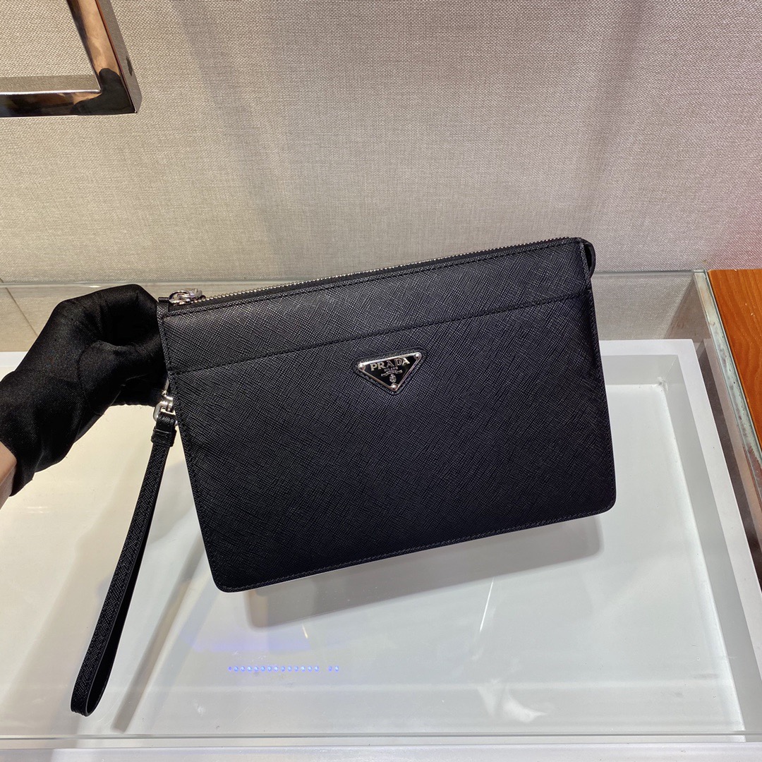 Prada Mens/Women Clutch Bags 25*17*4cm