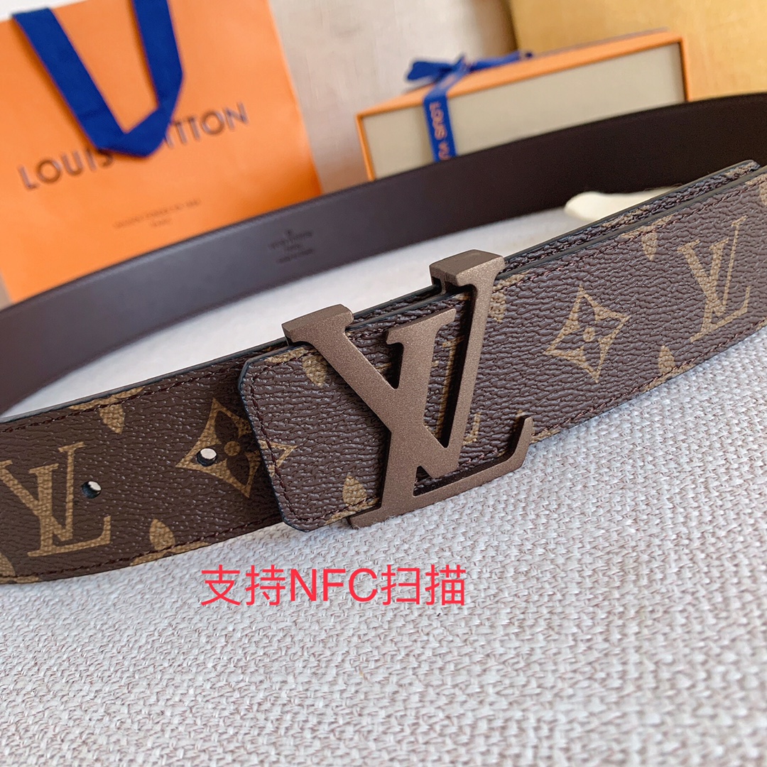 Louis Vuitton Men Belt Width 4cm