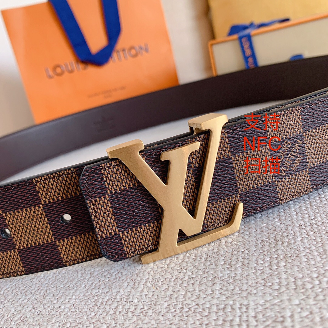 Louis Vuitton Men Belt Width 4cm