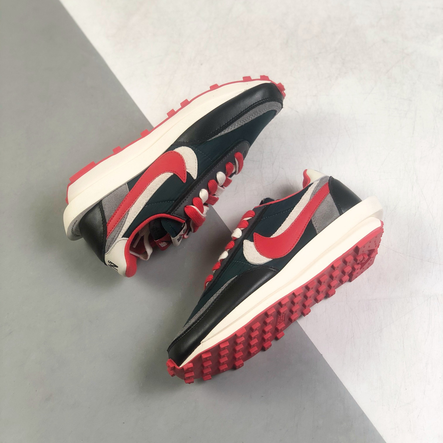 Nike x Sacai LDV Waffle Sneakers Shoes Black Mens/Women 36 - 46