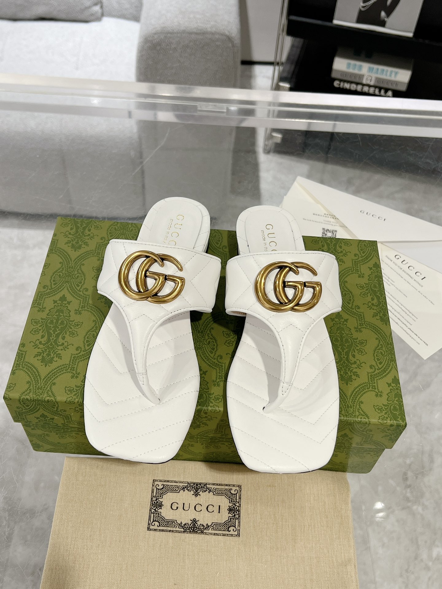 Gucci GG Marmont Slippers Size 36-41