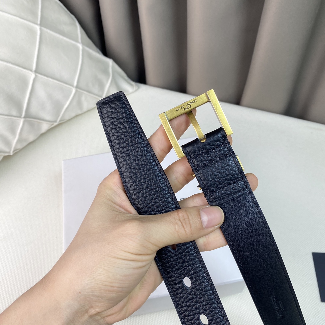 YSL Women Belt Width 3cm