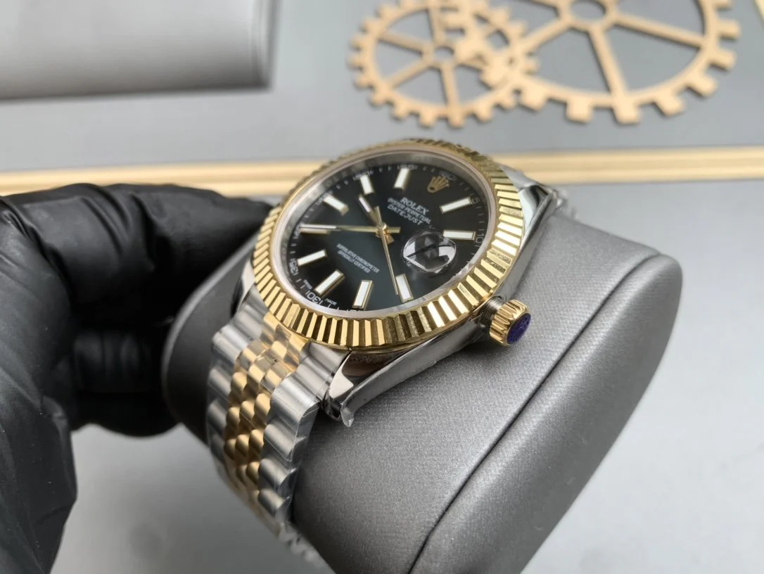 DATEJUST II 41MM TWO-TONE BLACK DIAL