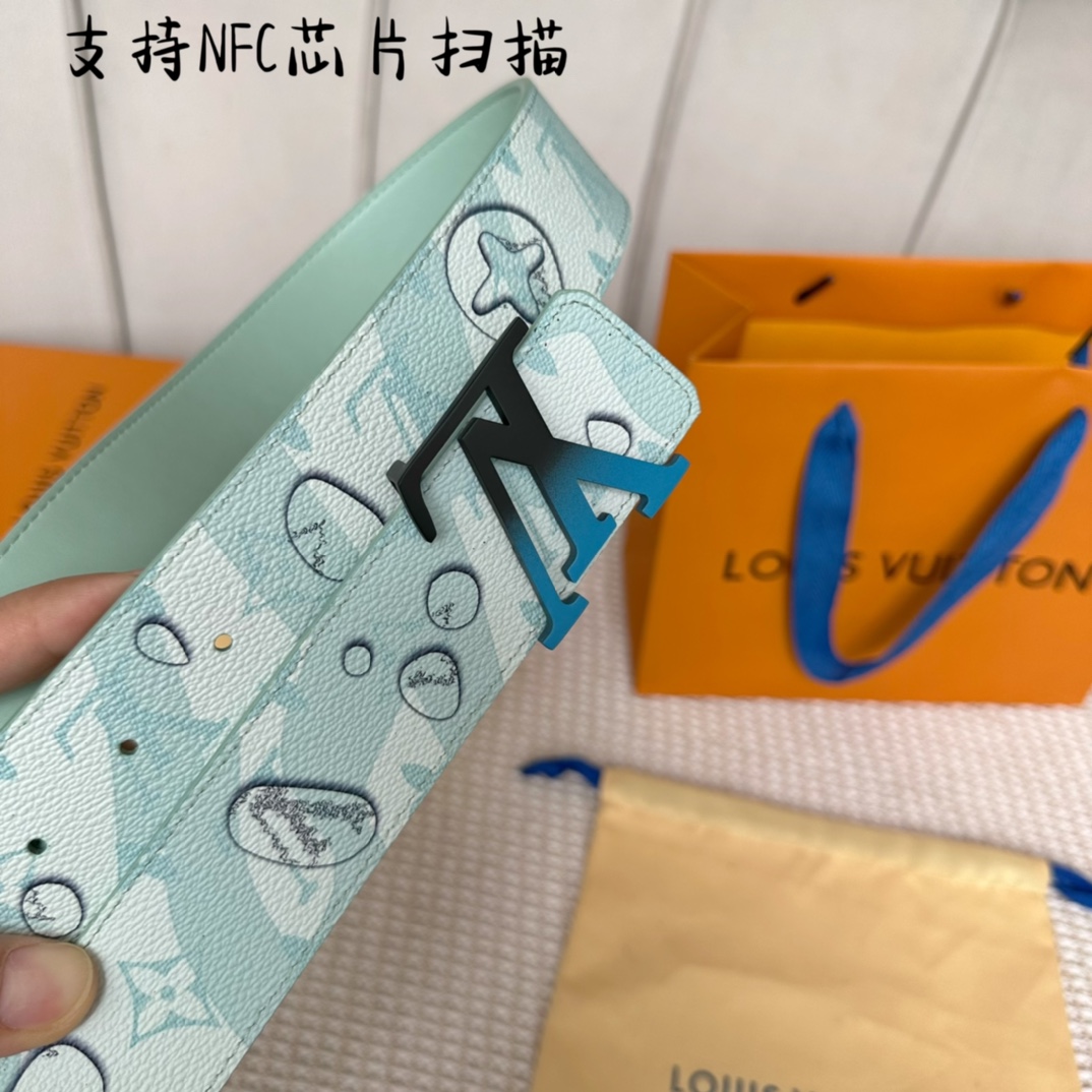 Louis Vuitton Men Belt Width 4cm