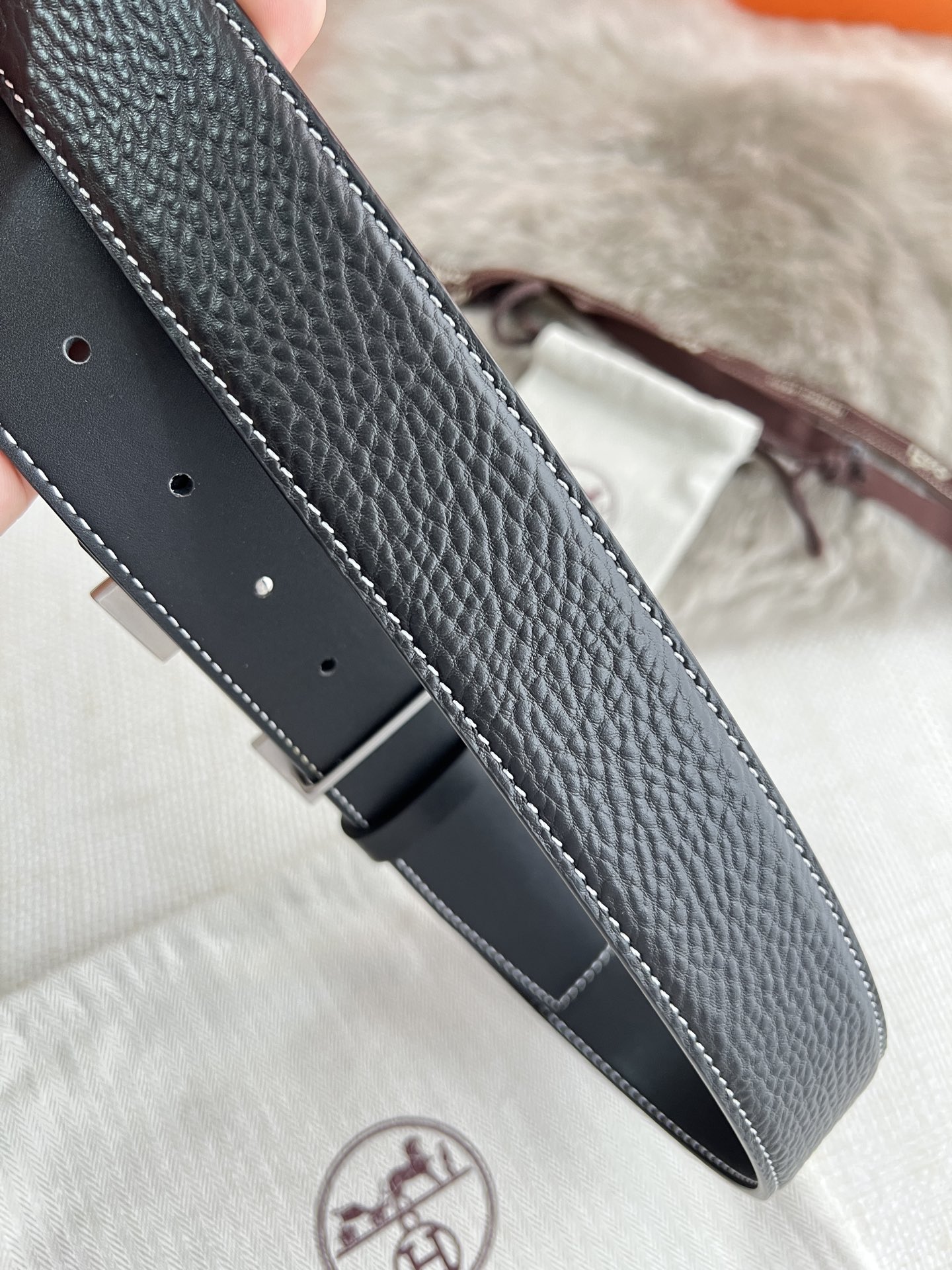 Hermes Men Belt Width 3.8cm