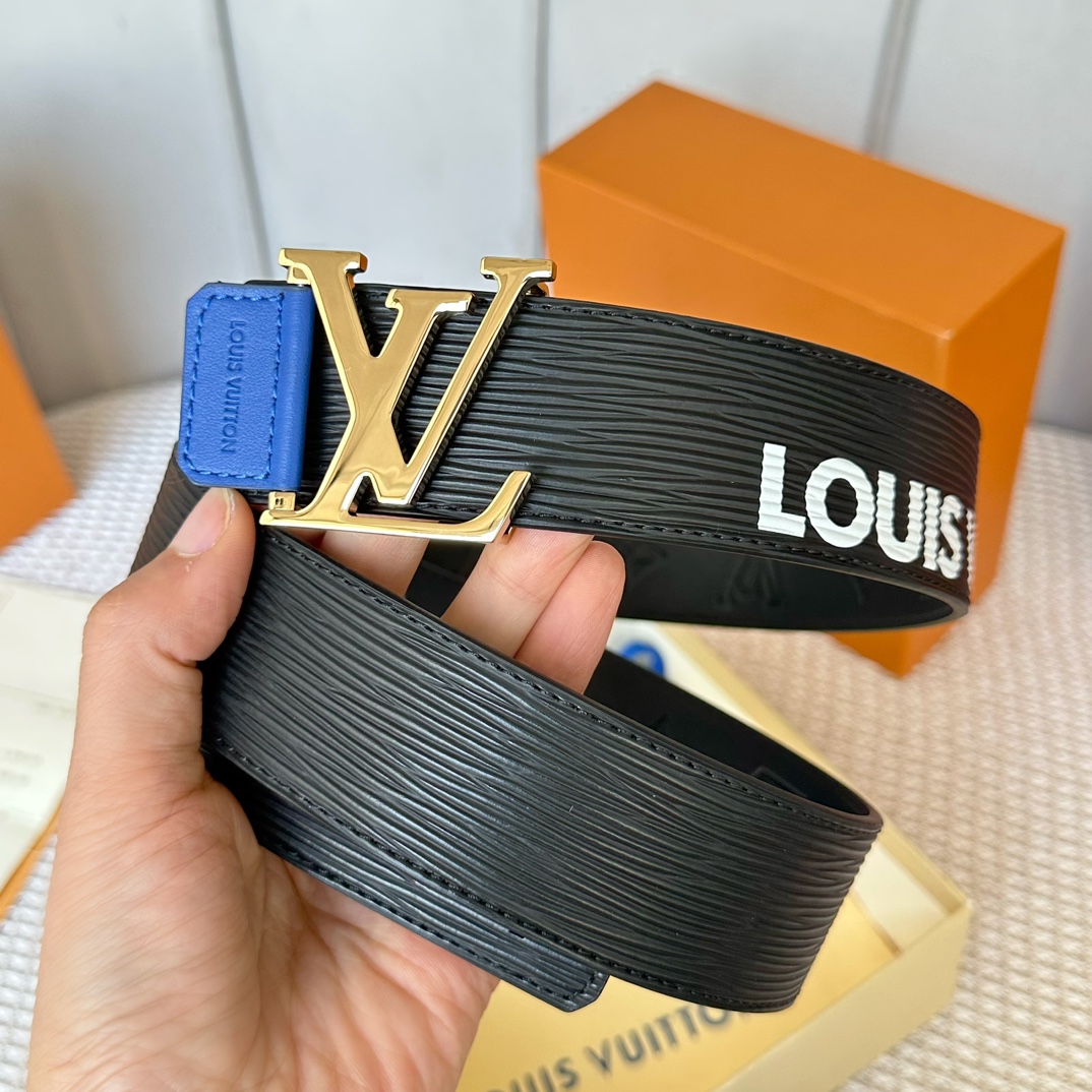 Louis Vuitton Men Belt Width 4cm