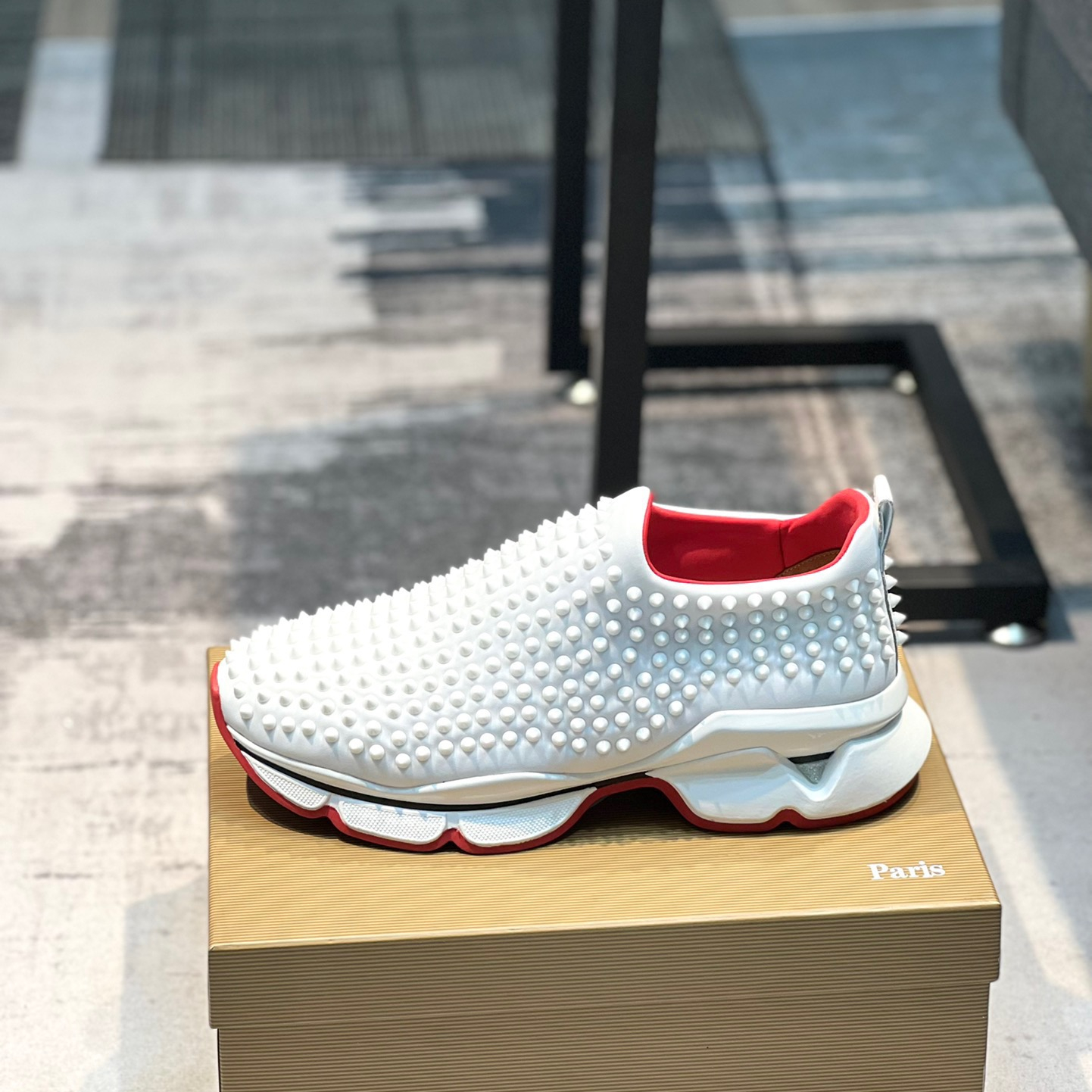 Christian Louboutin Spike Sock Sneaker Size 36-46 2-Color