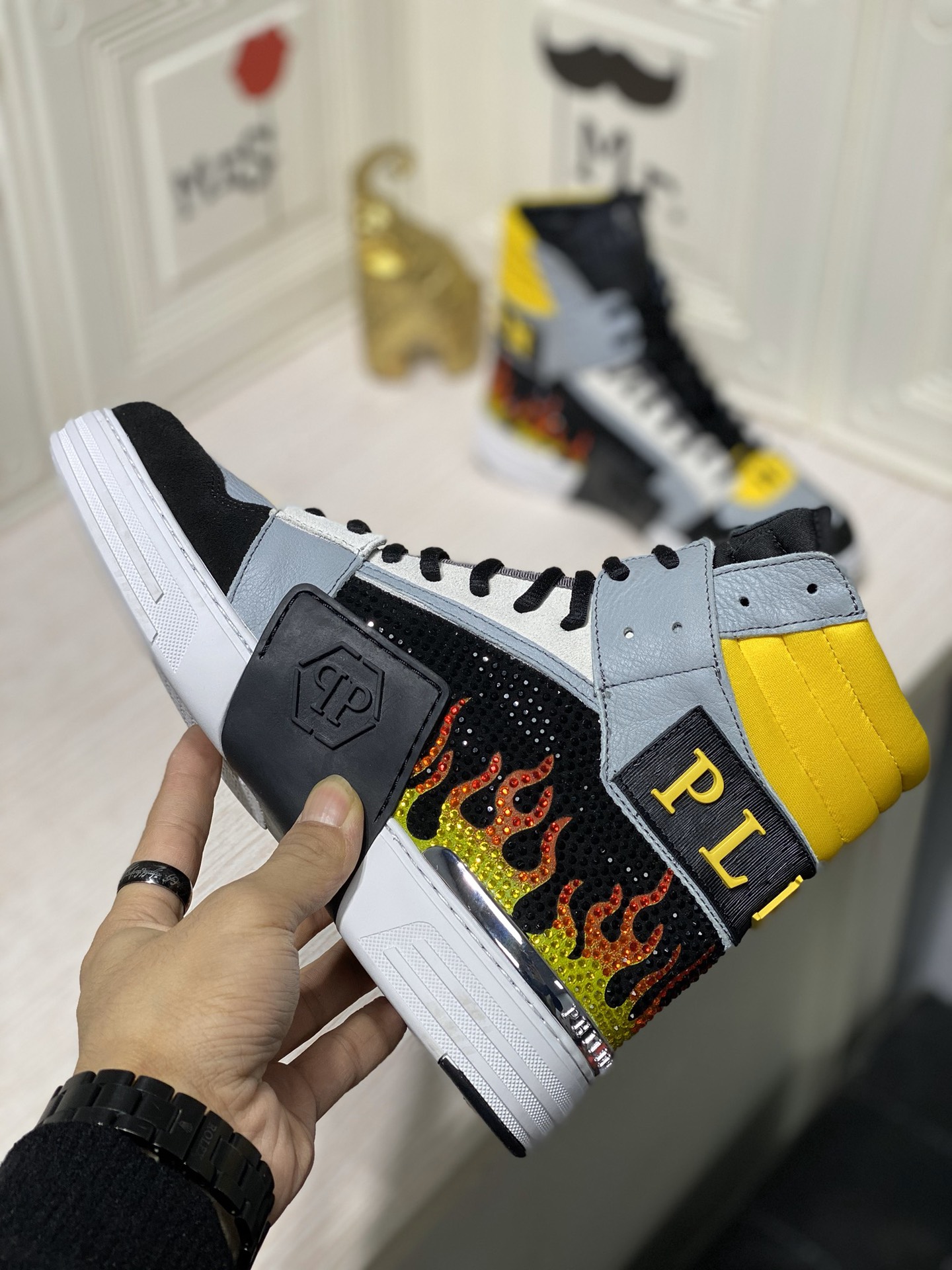 Philipp Plein Mens Outdoor Sneakers Shoes 38 - 45