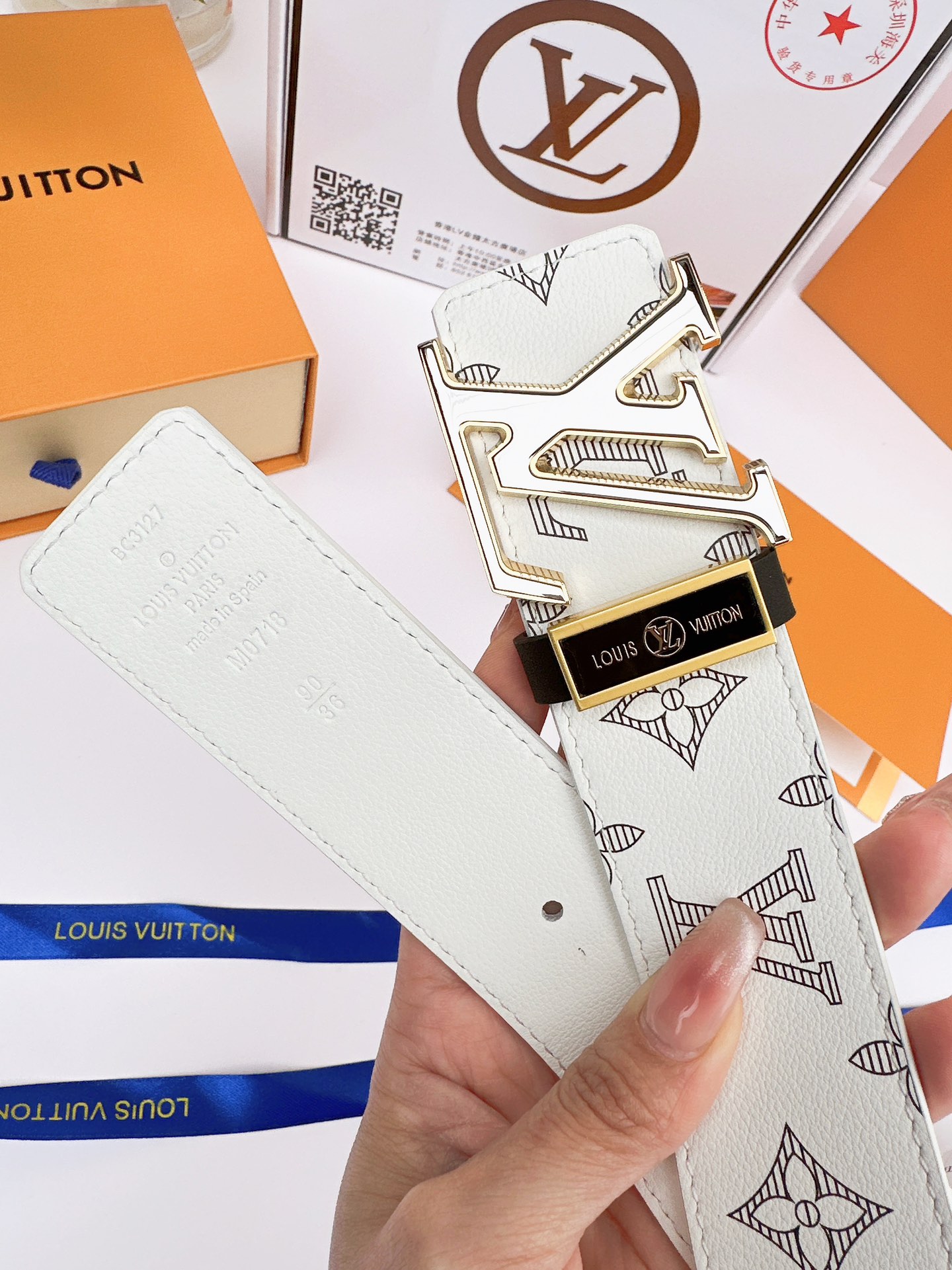 Louis Vuitton Men Belt Width 3.8cm