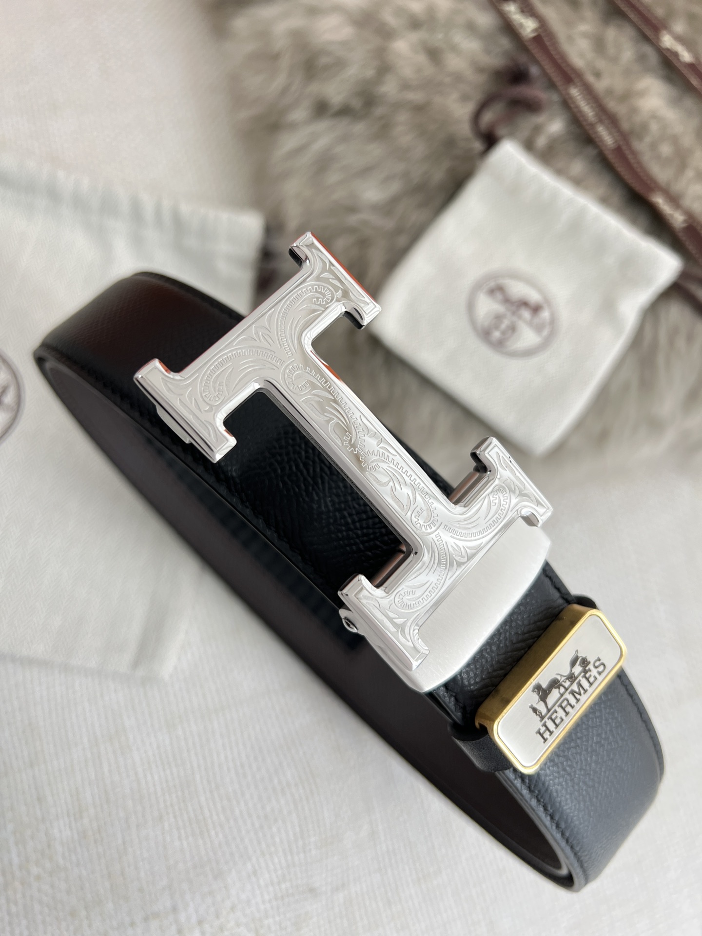Hermes Men Belt Width 3.5cm