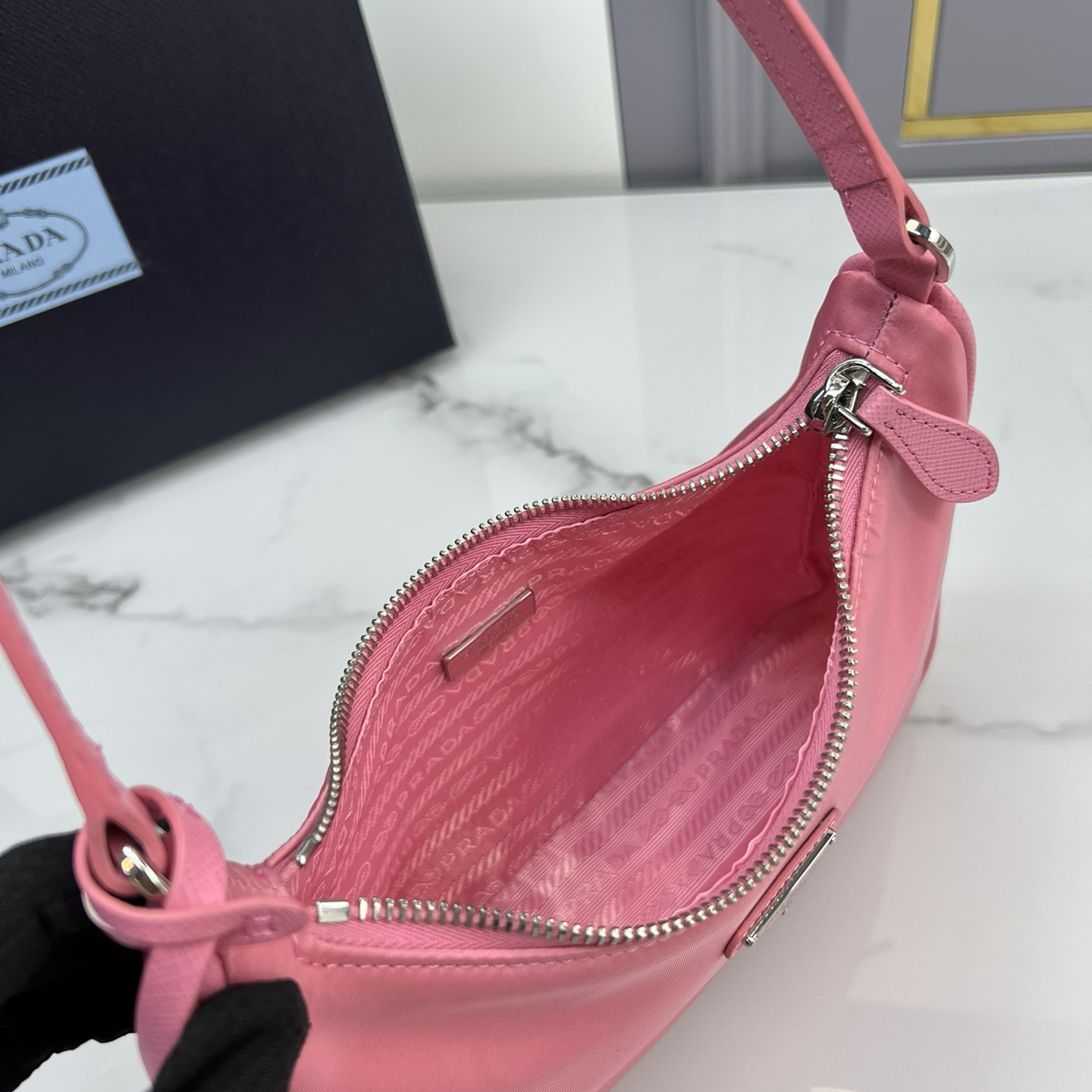 Prada 1NE204 Redition 2005 Women Bags 22*18*6.5cm