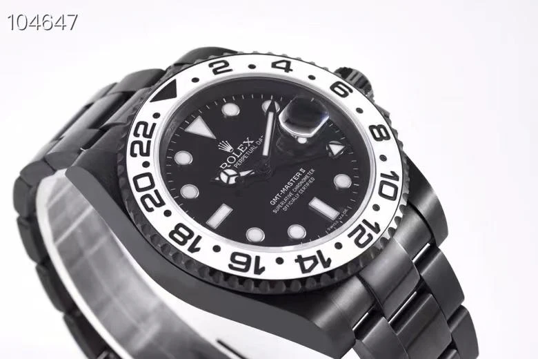 GMT-MASTER II BLACK WHITE BEZEL