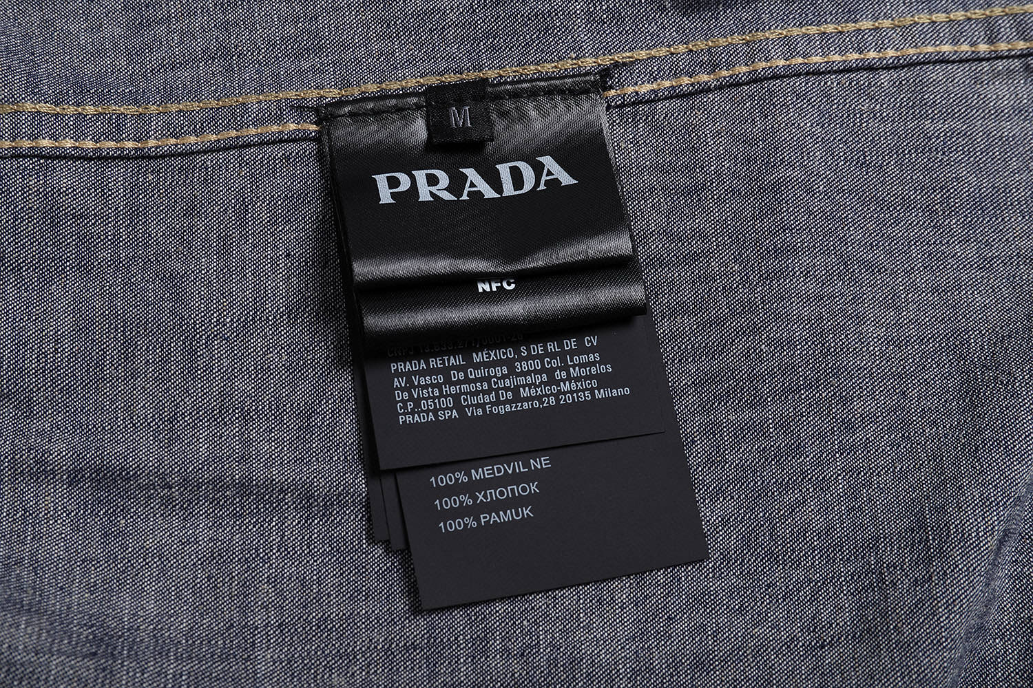 Prada Denim Jacket Shirt S-XL