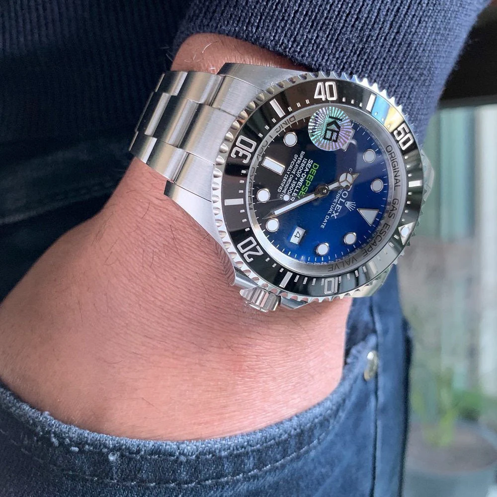 Rolex Sea- Dweller 44mm Silver Blue Dial