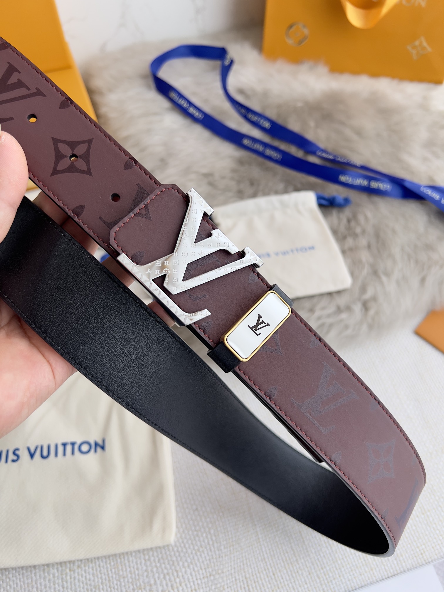 Louis Vuitton Men Belt Width 3.8cm