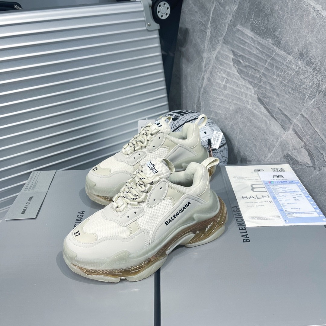 Balenciaga Triple S Clear Sole Sneaker Size 35-46  8-Color