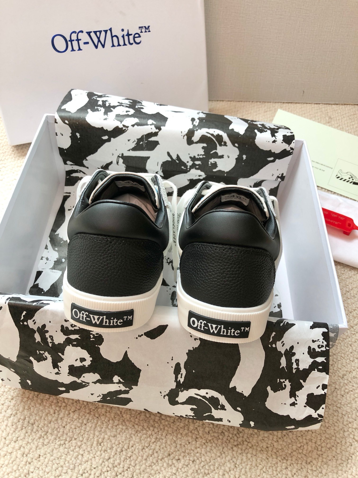 OFF White 2024ss New Low Vulcanized Sneaker Size 36-45