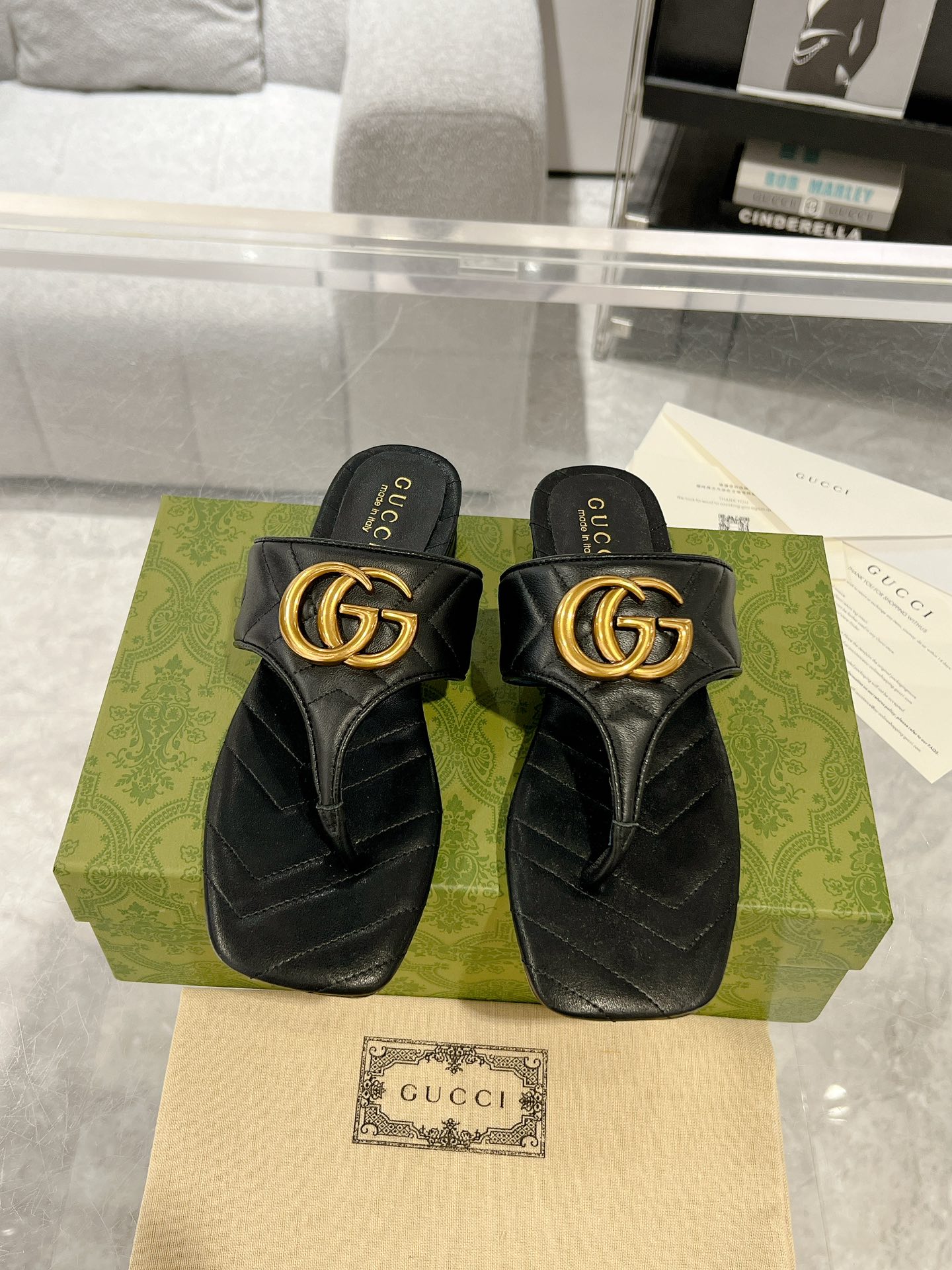 Gucci GG Marmont Slippers Size 36-41