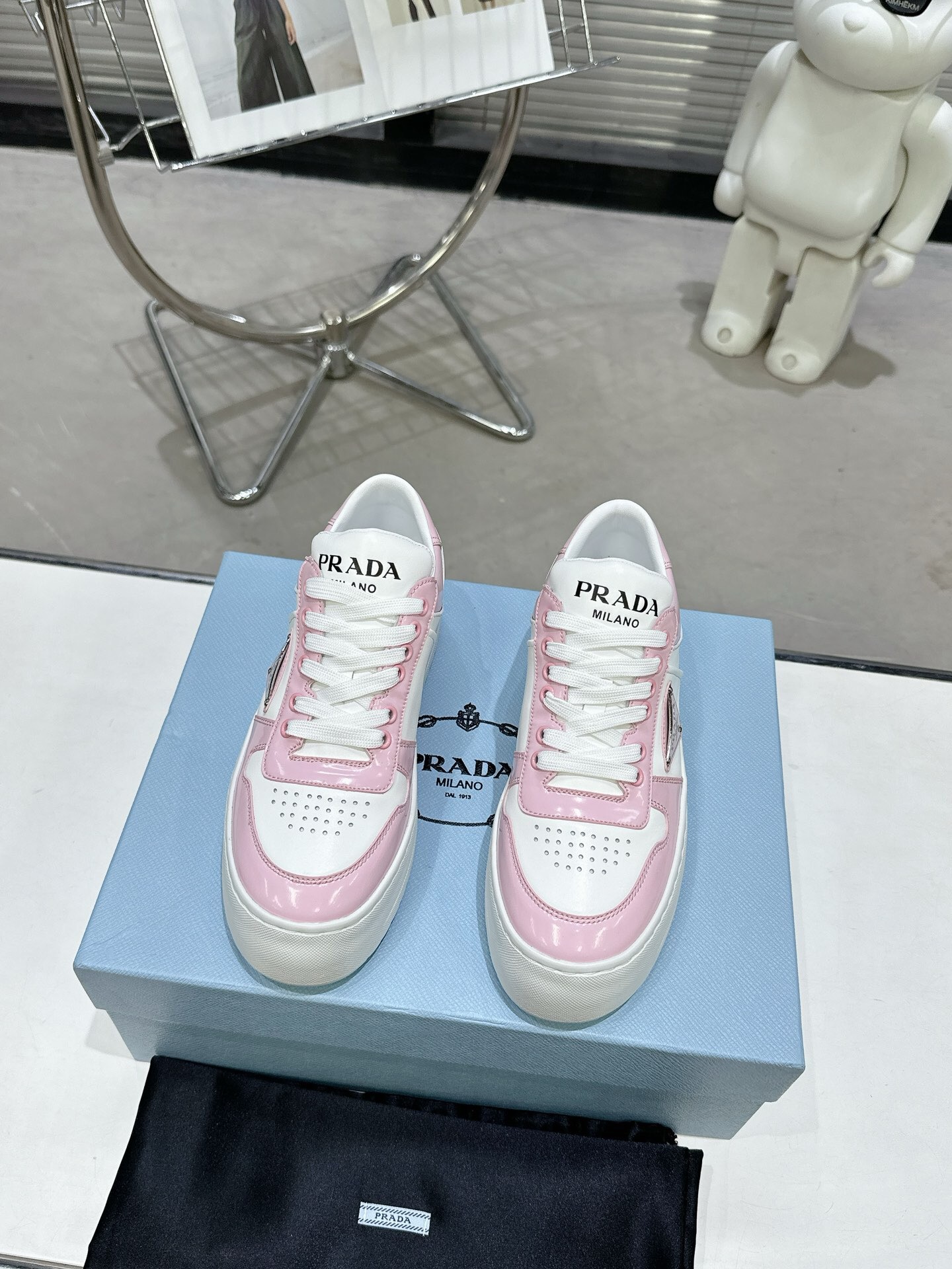 Prada 2024 New Downtown Bold leather Sneaker Size 36-41