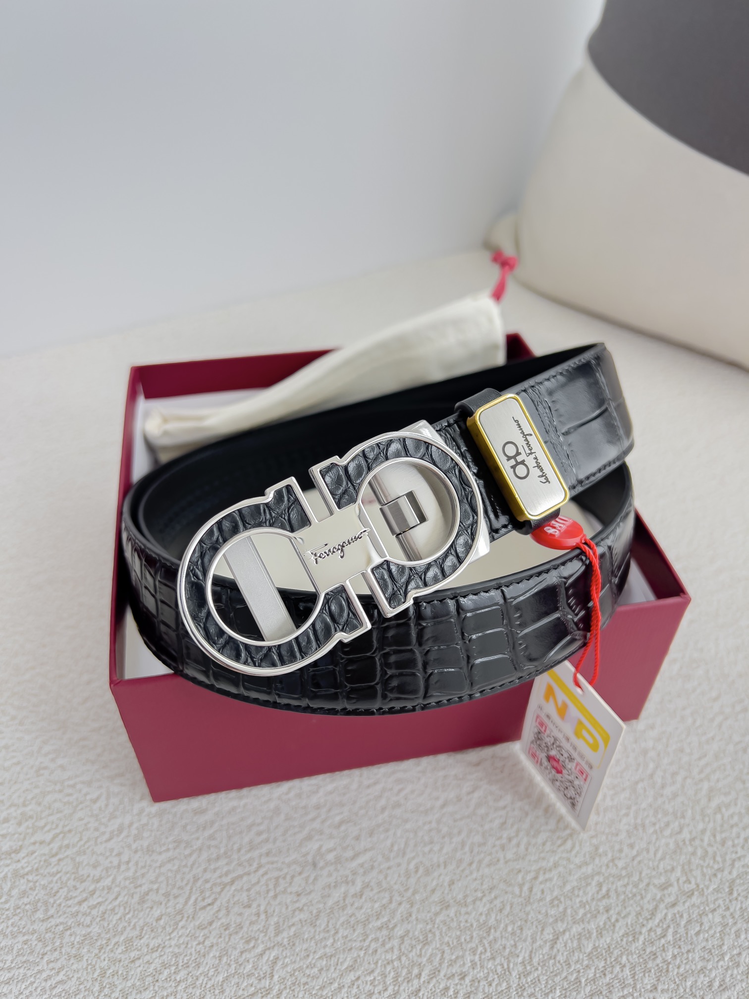 Ferragamo Men Belt Width 3.5cm